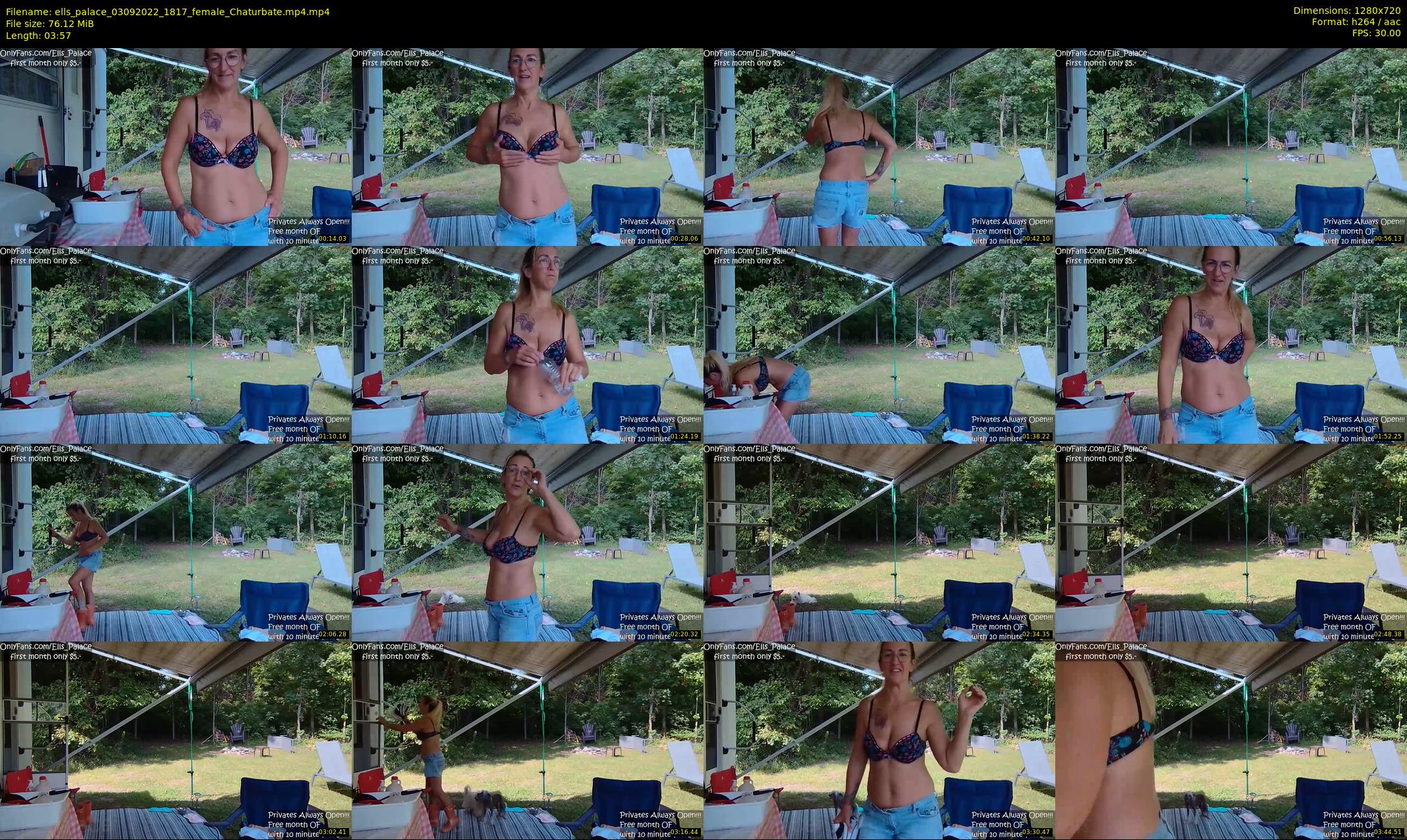 ells_palace — 4 minute Chaturbate female cam show recording, 720p, Sep 3, 2022