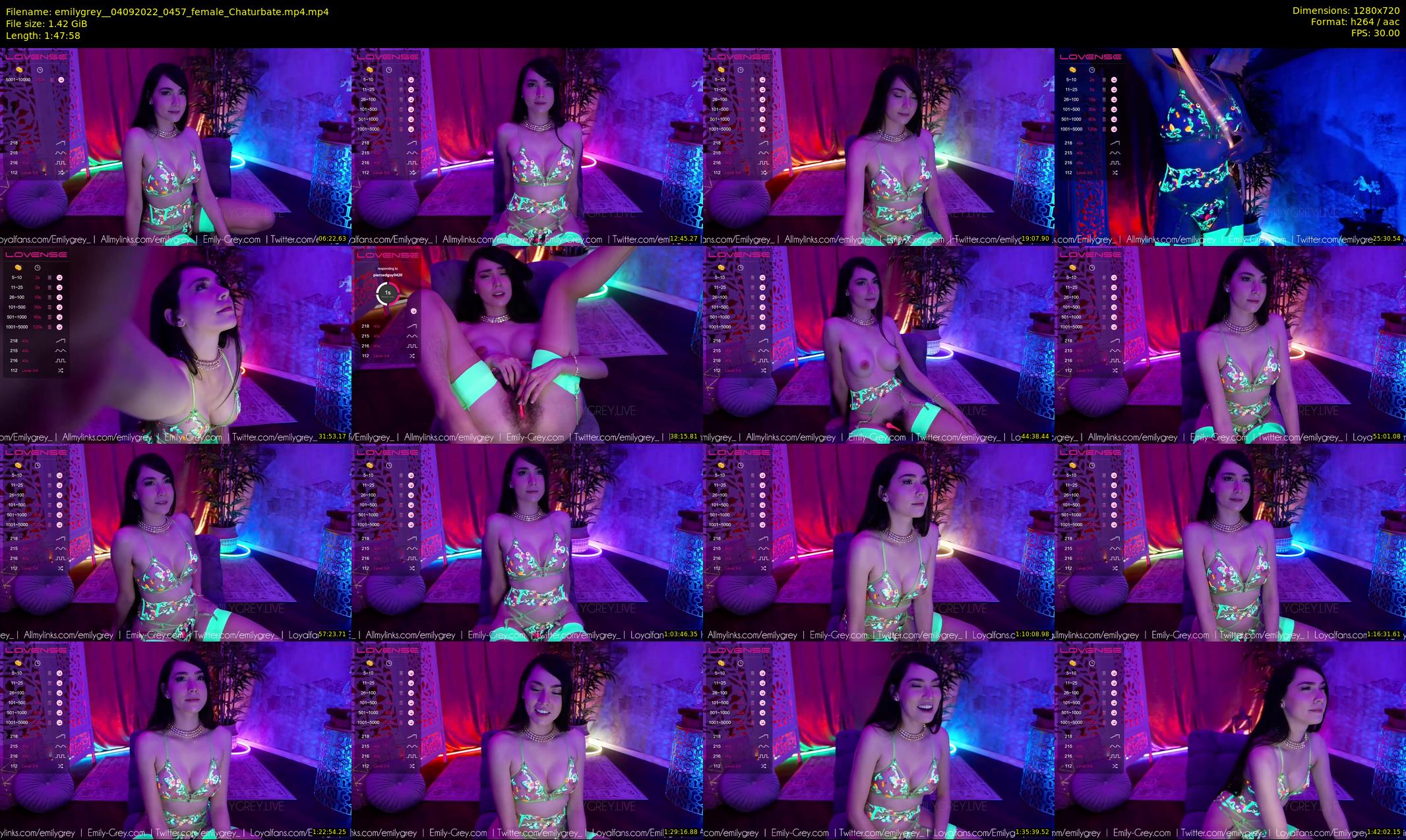 emilygrey_ — 108 minute Chaturbate female cam show recording, 720p, Sep 4, 2022