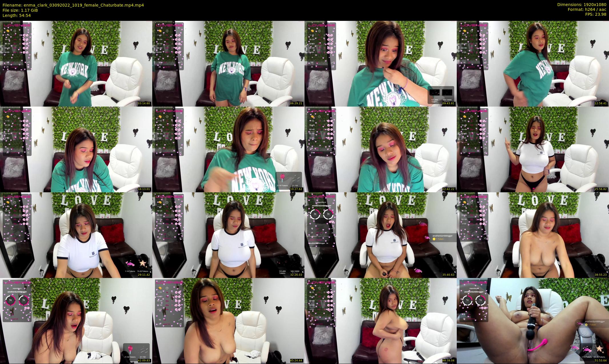 enma_clark — 55 minute Chaturbate female cam show recording, 1080p, Sep 3, 2022