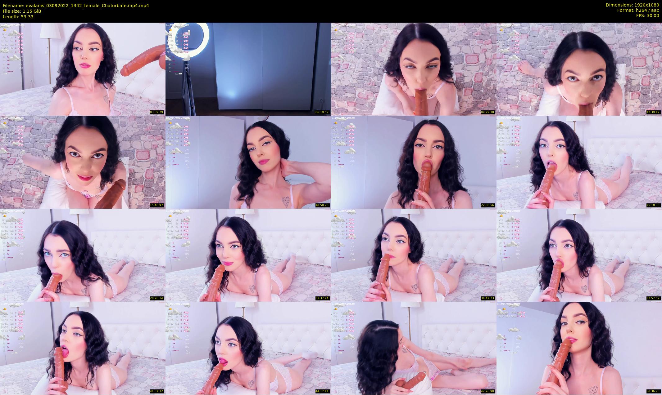 evalanis — 54 minute Chaturbate couple cam show recording, 1080p, Sep 3, 2022