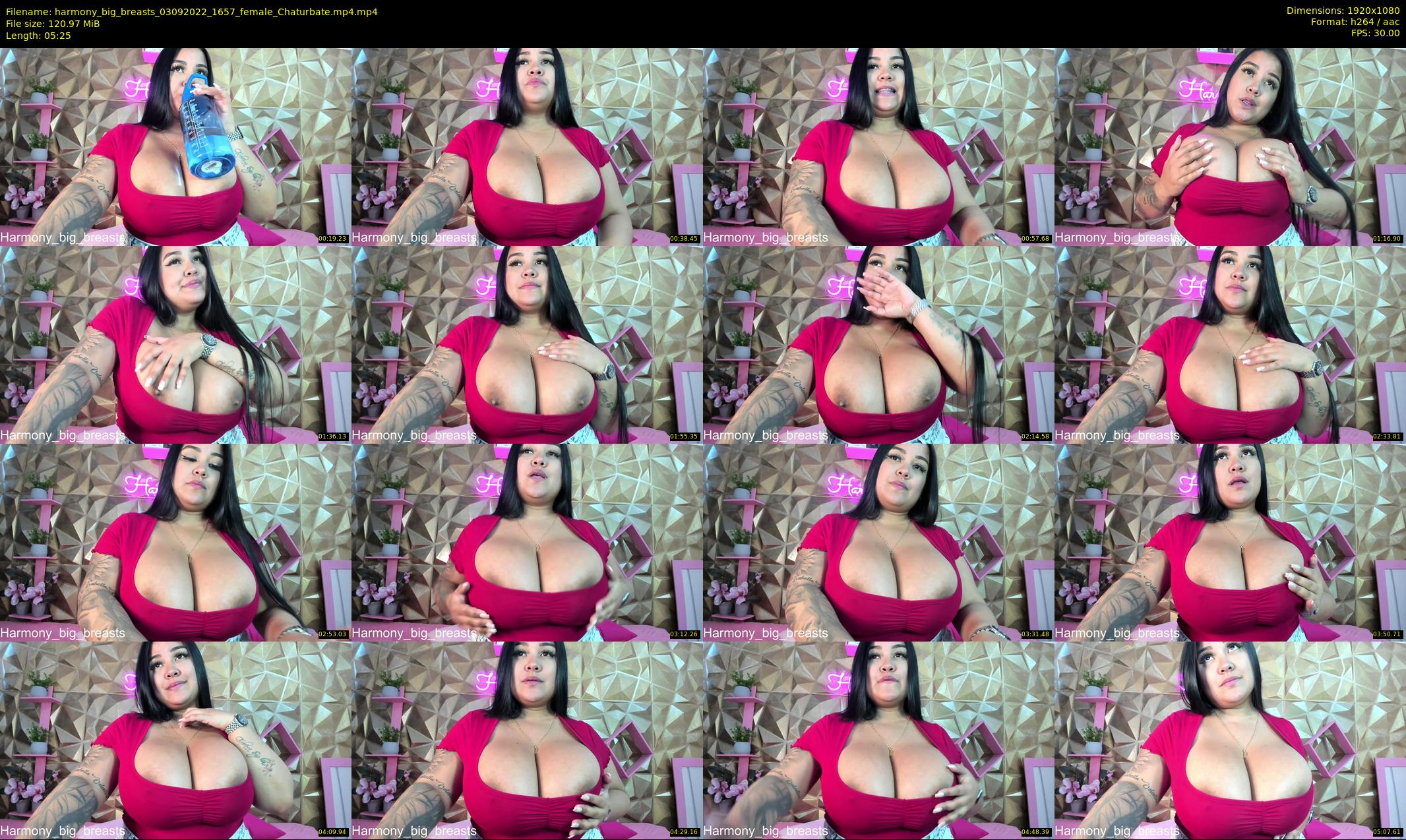 harmony_big_breasts — 6 minute Chaturbate female cam show recording, 1080p, Sep 3, 2022