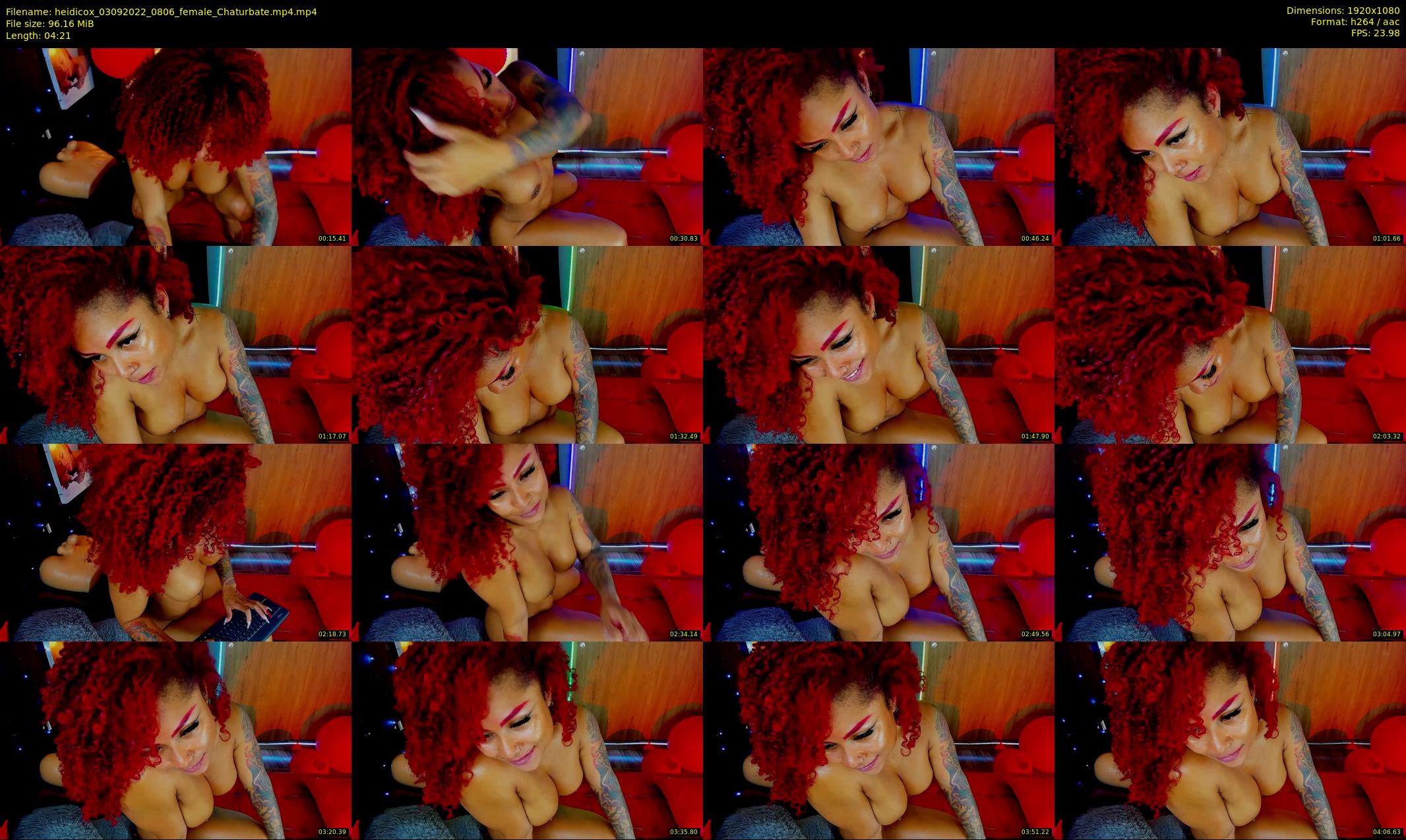 heidicox — 5 minute Chaturbate female cam show recording, 1080p, Sep 3, 2022
