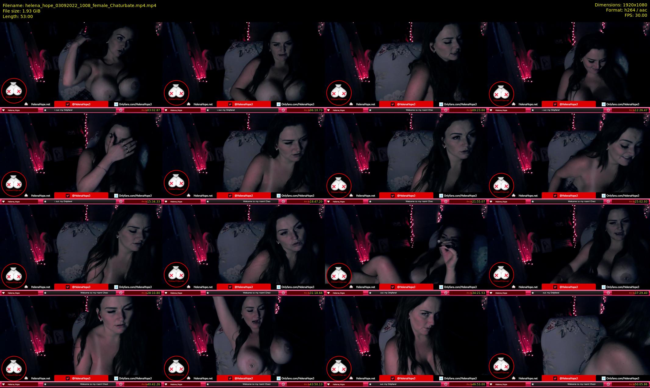 helena_hope — 53 minute Chaturbate female cam show recording, 1080p, Sep 3, 2022