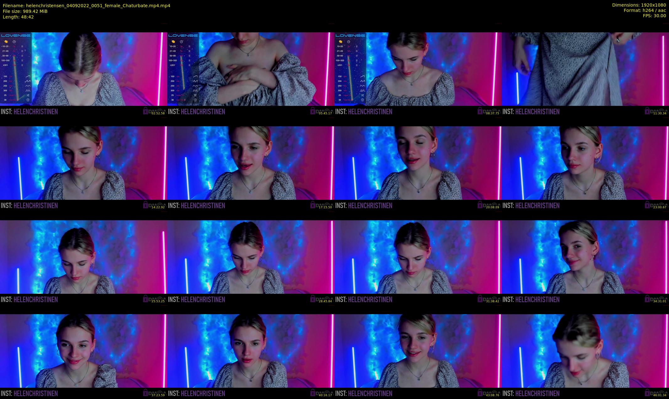 helenchristensen — 49 minute Chaturbate female cam show recording, 1080p, Sep 4, 2022