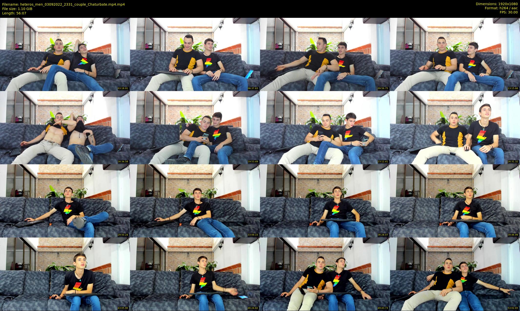 heteros_men — 57 minute Chaturbate male cam show recording, 1080p, Sep 3, 2022