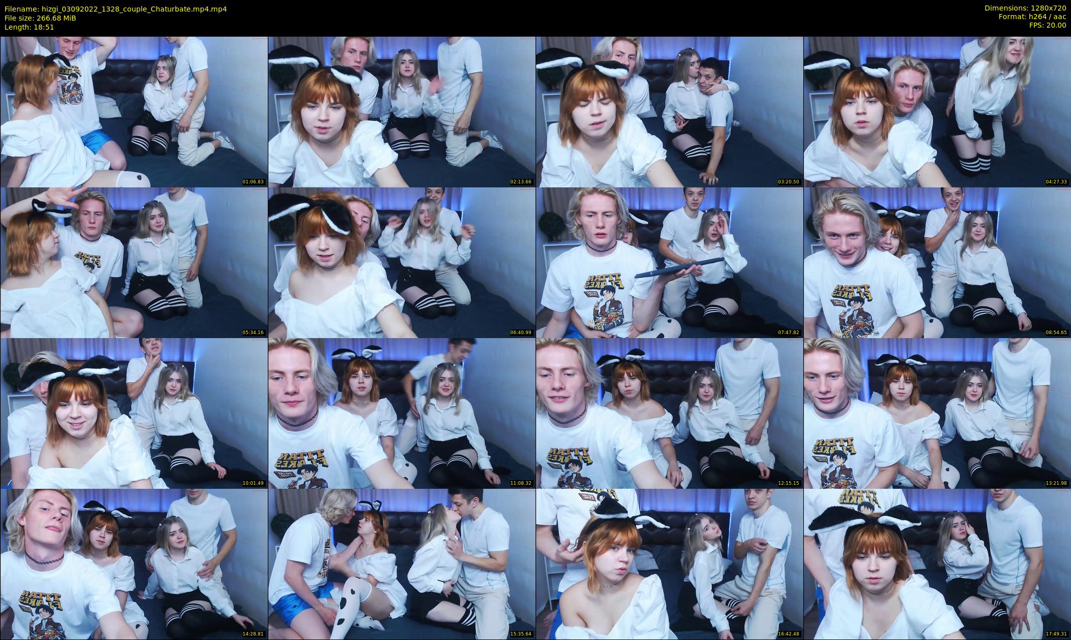 hizgi — 19 minute Chaturbate couple cam show recording, 720p, Sep 3, 2022