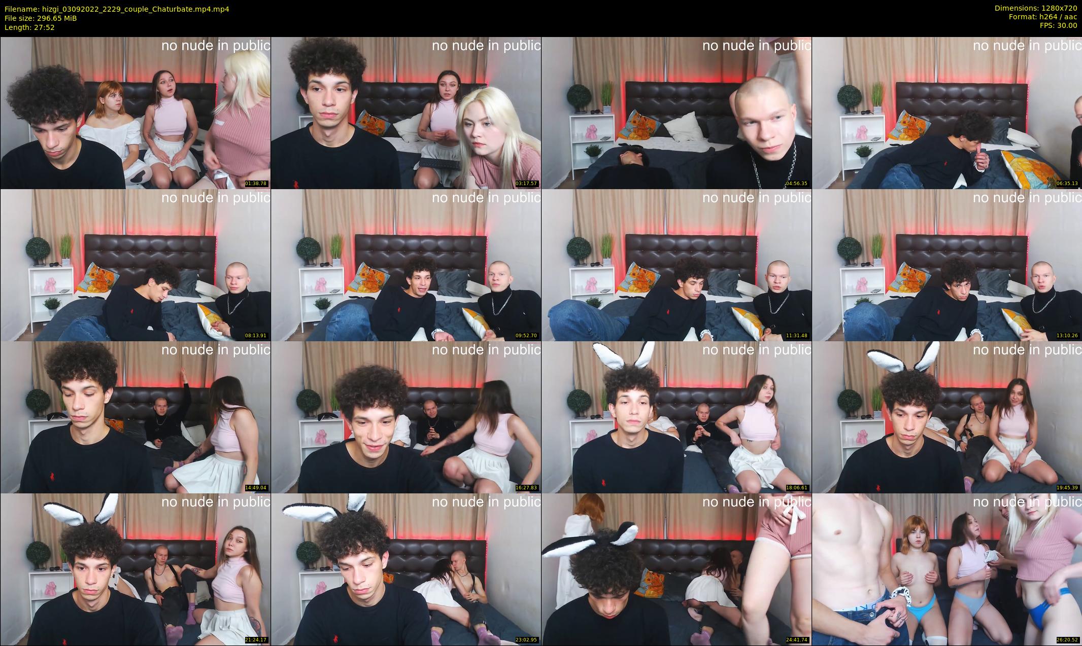 hizgi — 28 minute Chaturbate couple cam show recording, 720p, Sep 3, 2022