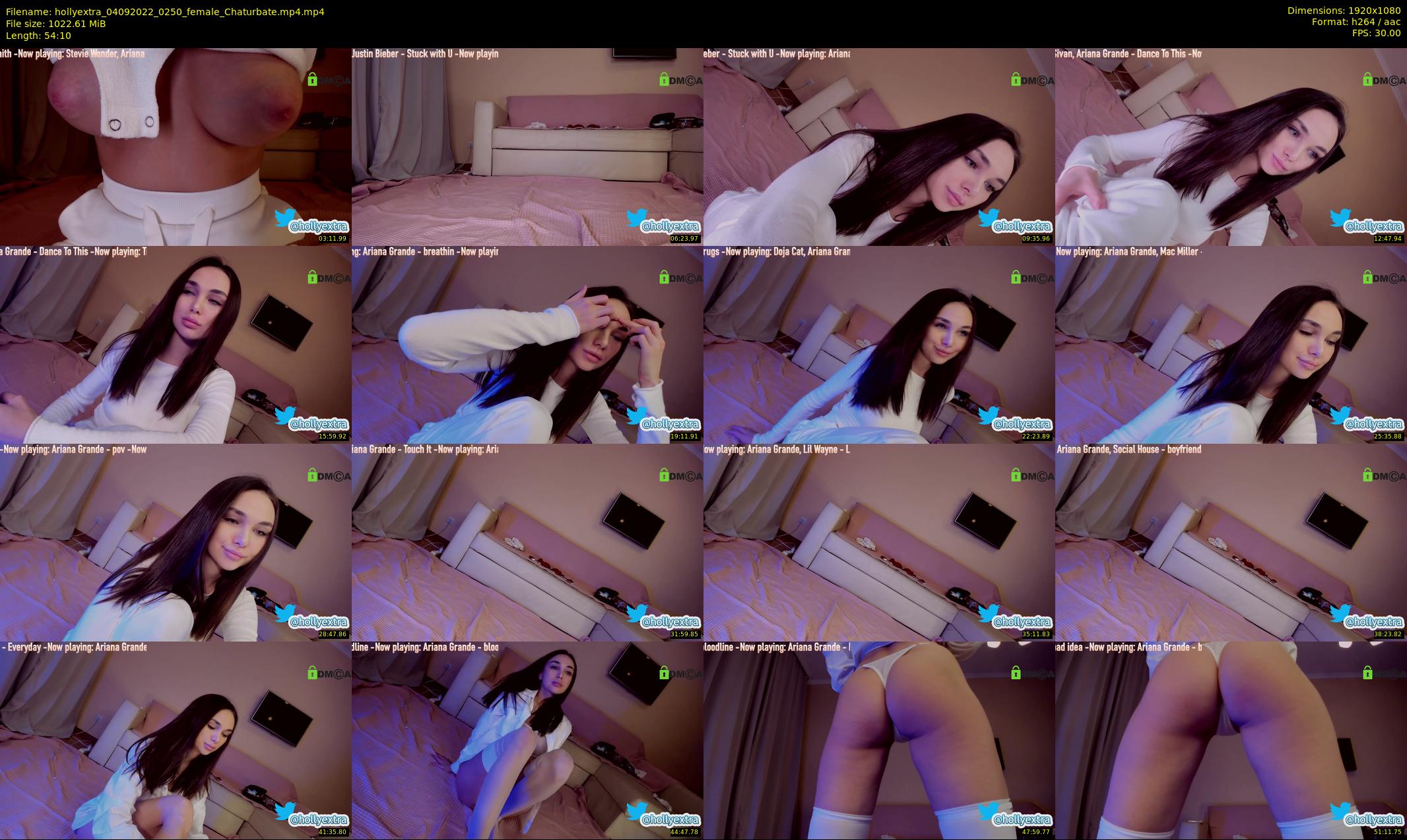 hollyextra — 55 minute Chaturbate female cam show recording, 1080p, Sep 4, 2022