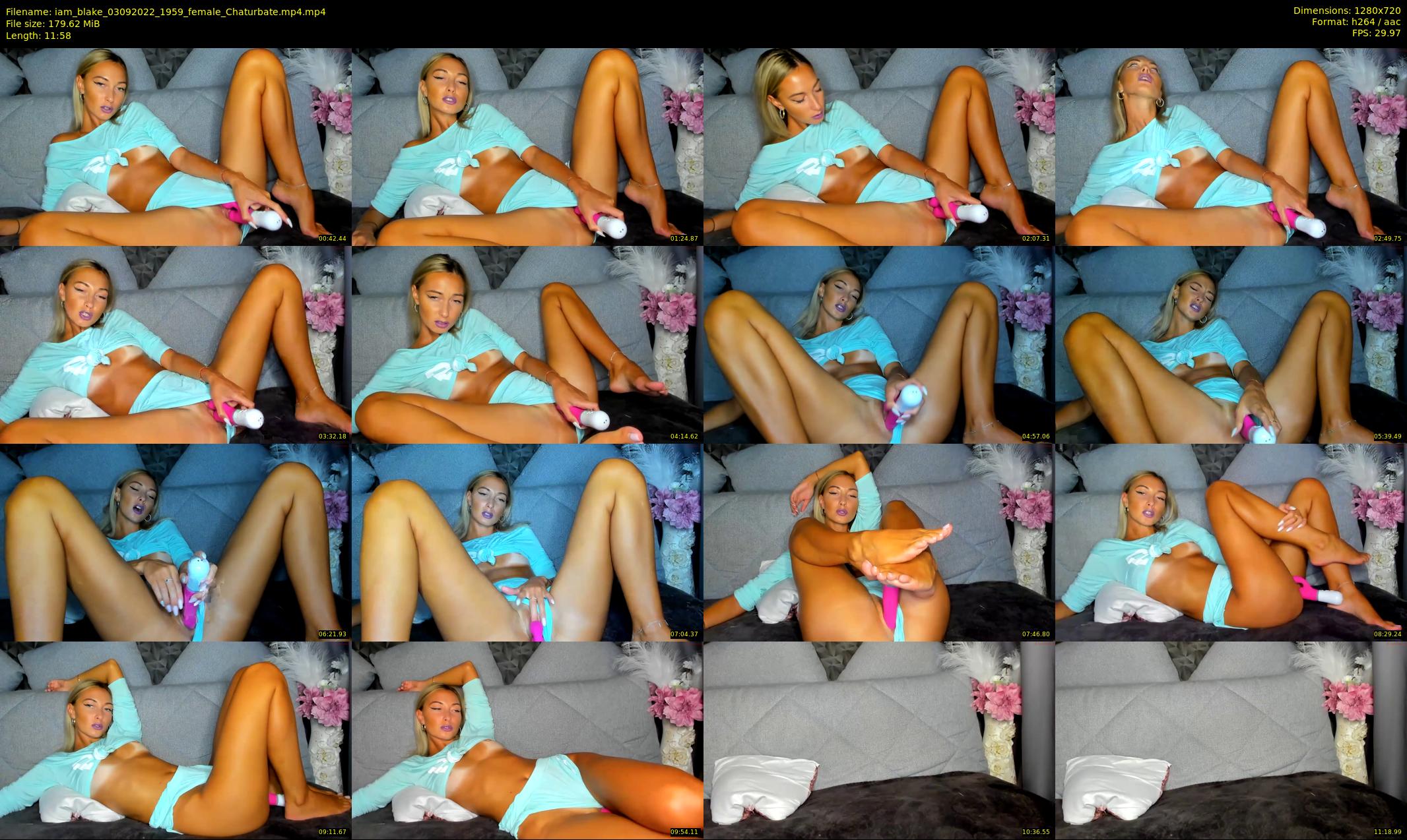 iam_blake — 12 minute Chaturbate female cam show recording, 720p, Sep 3, 2022