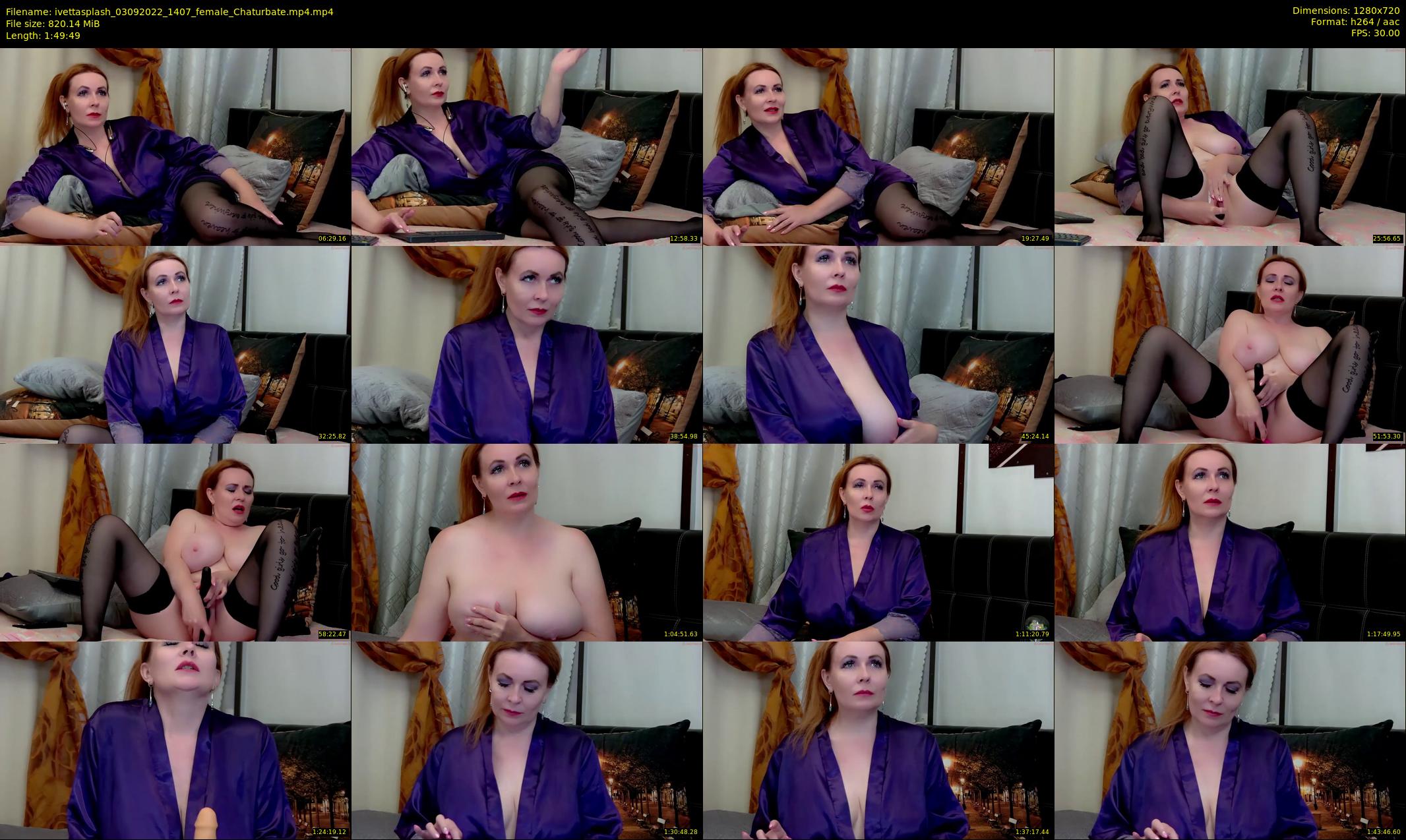 ivettasplash — 110 minute Chaturbate female cam show recording, 720p, Sep 3, 2022