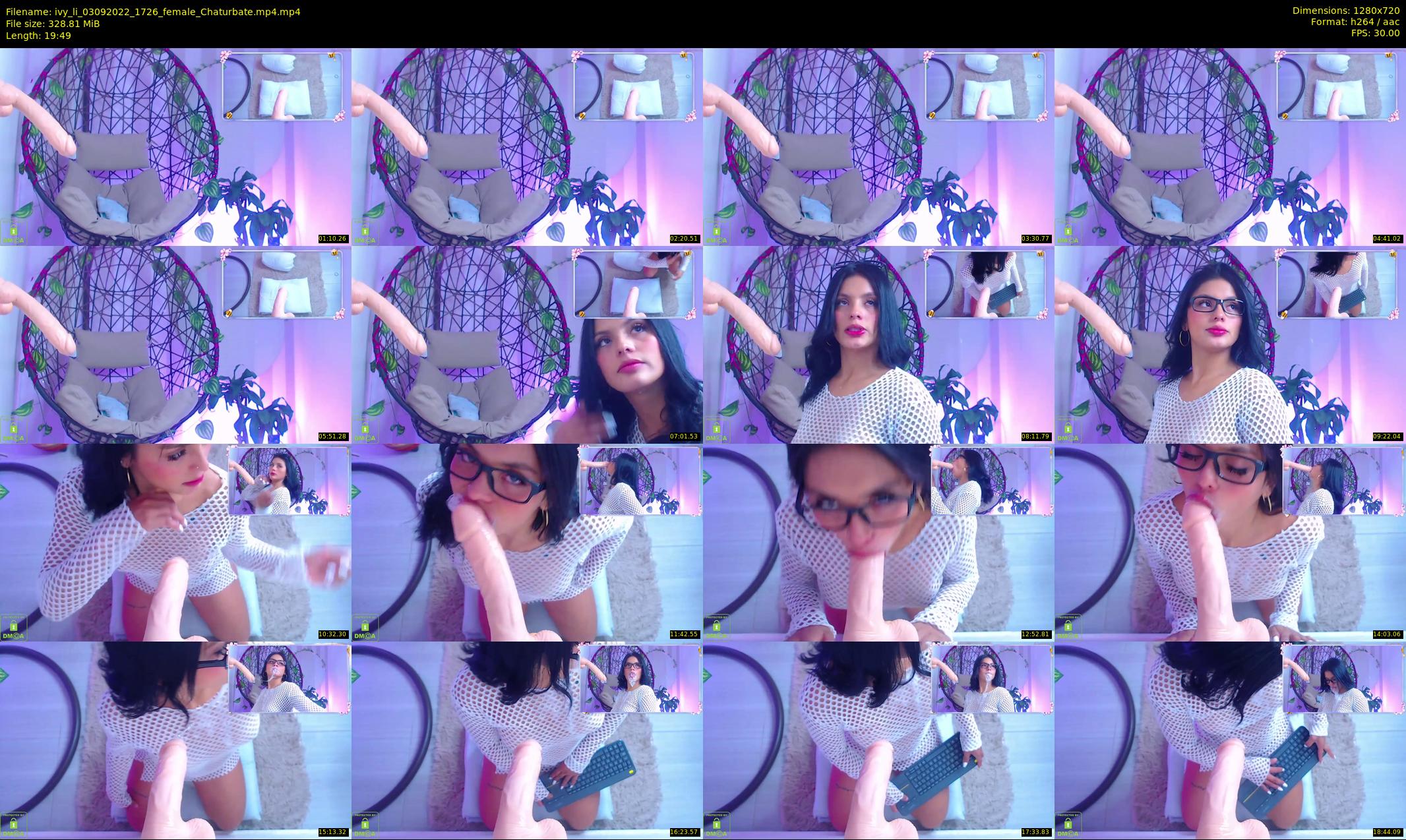 ivy_li — 20 minute Chaturbate female cam show recording, 720p, Sep 3, 2022