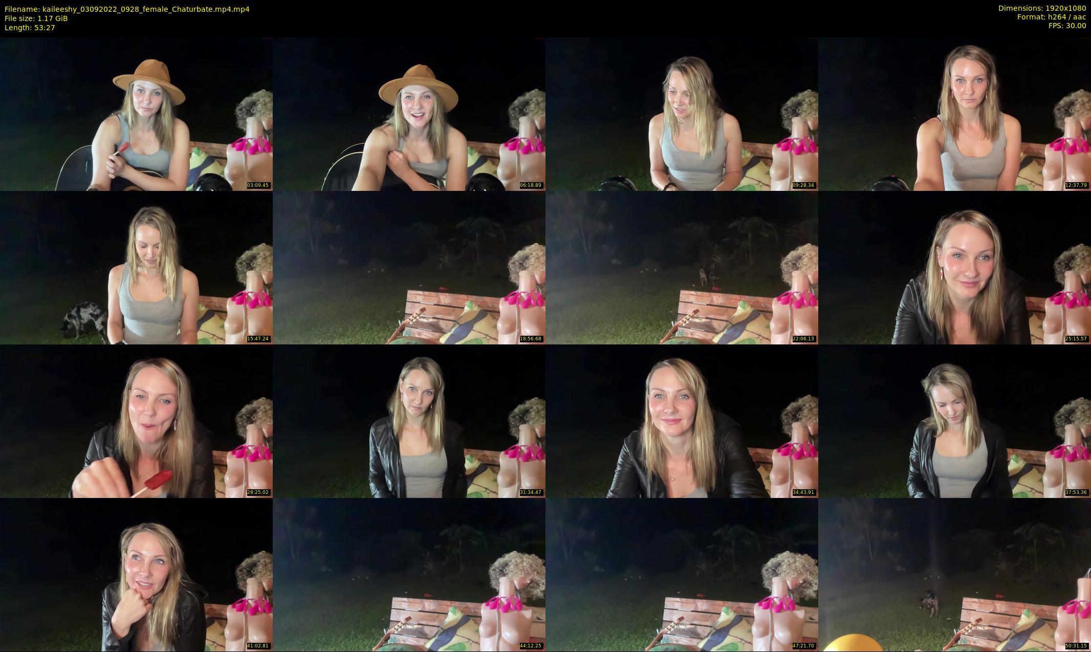 kaileeshy — 54 minute Chaturbate female cam show recording, 1080p, Sep 3, 2022