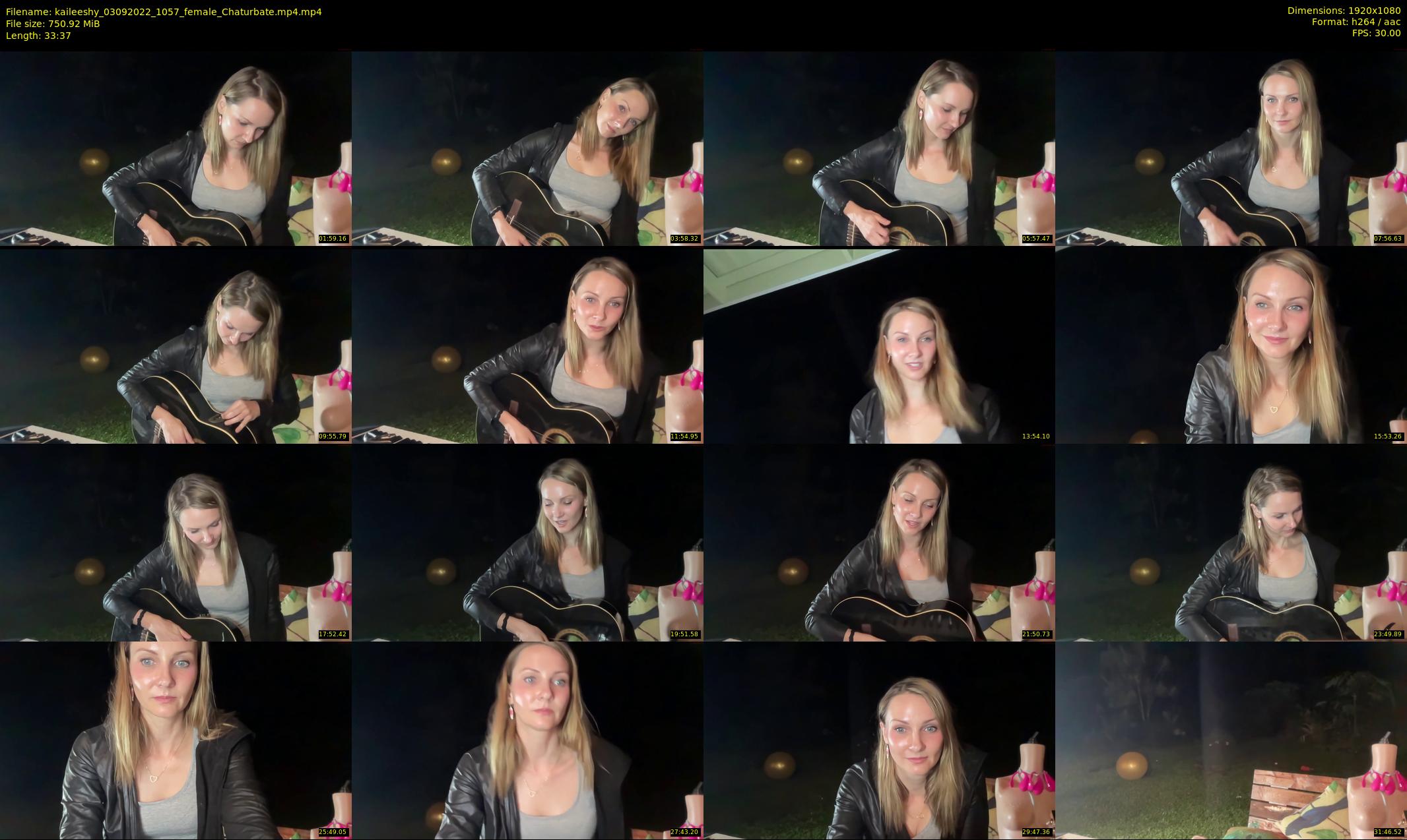 kaileeshy — 34 minute Chaturbate female cam show recording, 1080p, Sep 3, 2022