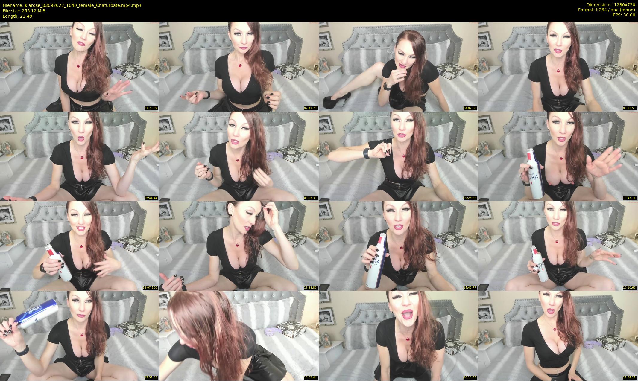 kiarose — 23 minute Chaturbate female cam show recording, 720p, Sep 3, 2022