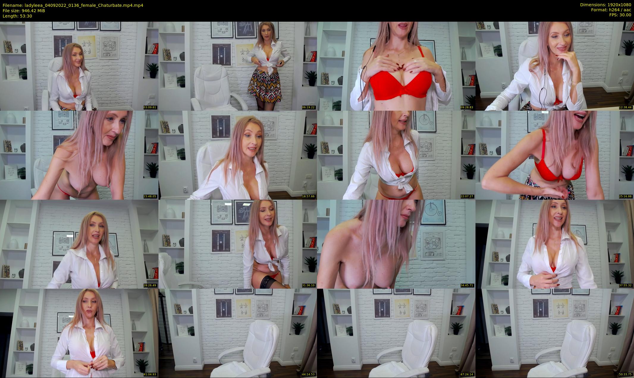 ladyleea — 54 minute Chaturbate female cam show recording, 1080p, Sep 4, 2022