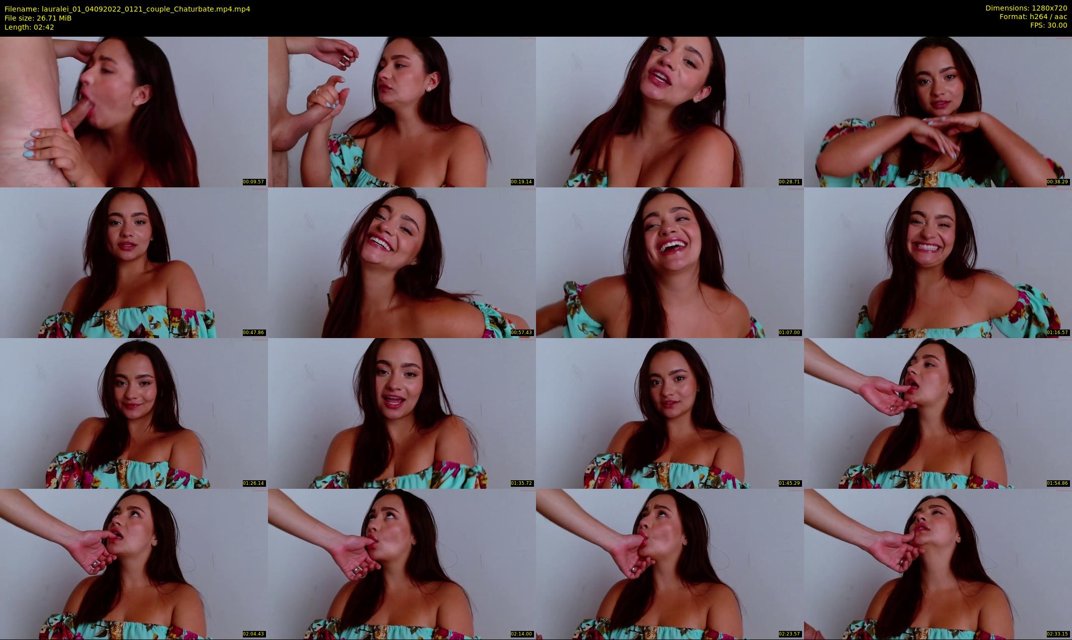 lauralei_01 — 3 minute Chaturbate couple cam show recording, 720p, Sep 4, 2022