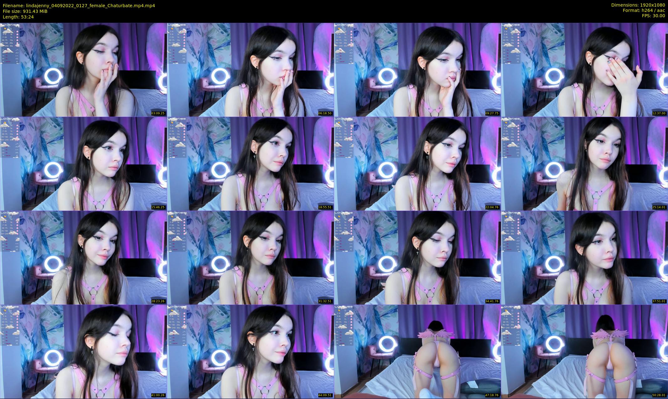 lindajenny — 54 minute Chaturbate couple cam show recording, 1080p, Sep 4, 2022