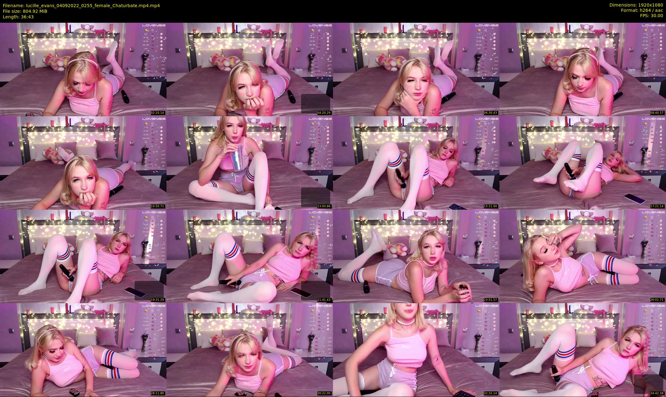 lucille_evans — 37 minute Chaturbate female cam show recording, 1080p, Sep 4, 2022