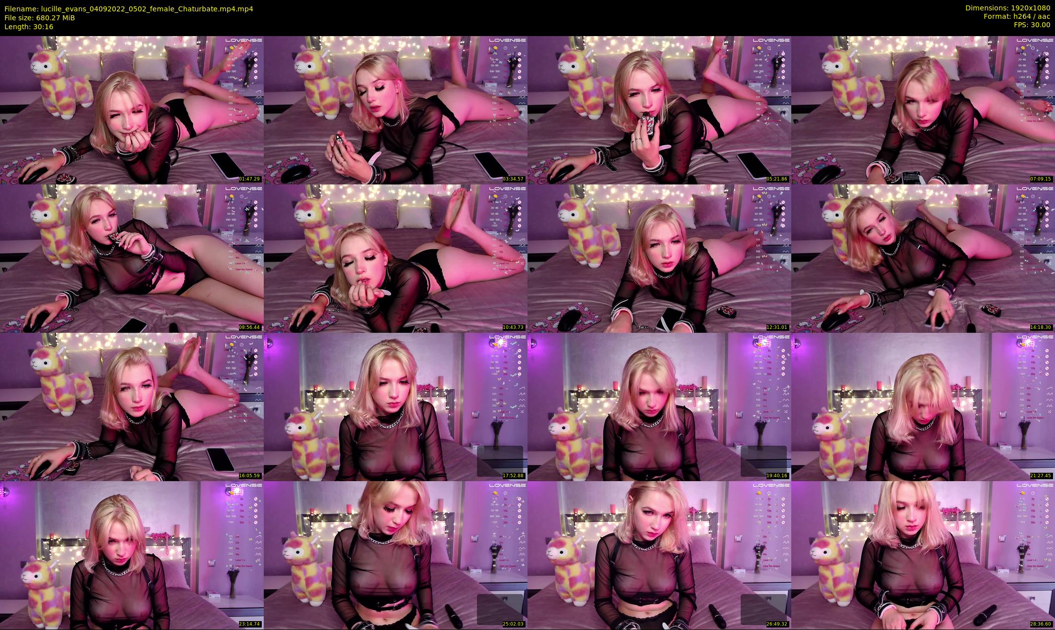 lucille_evans — 31 minute Chaturbate female cam show recording, 1080p, Sep 4, 2022