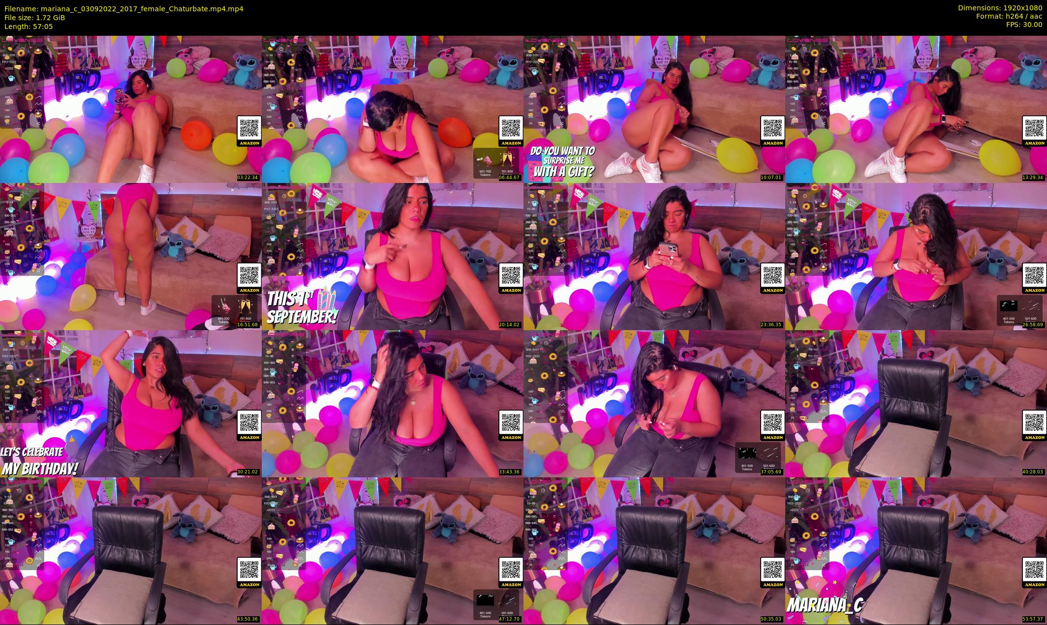 mariana_c — 58 minute Chaturbate female cam show recording, 1080p, Sep 3, 2022