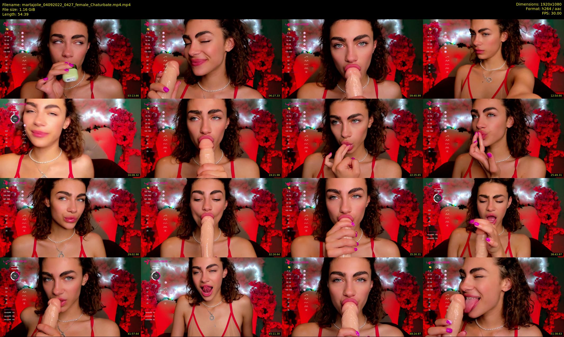 martajolie — 55 minute Chaturbate female cam show recording, 1080p, Sep 4, 2022