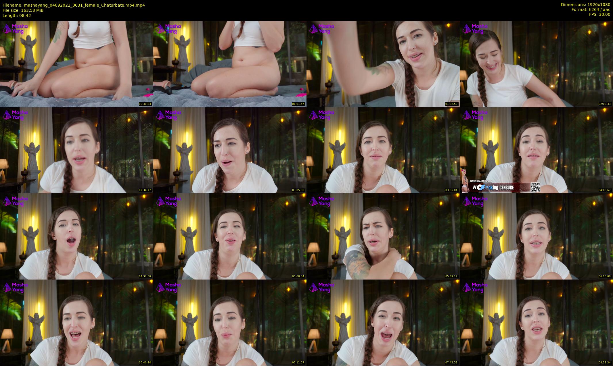 mashayang — 9 minute Chaturbate female cam show recording, 1080p, Sep 4, 2022
