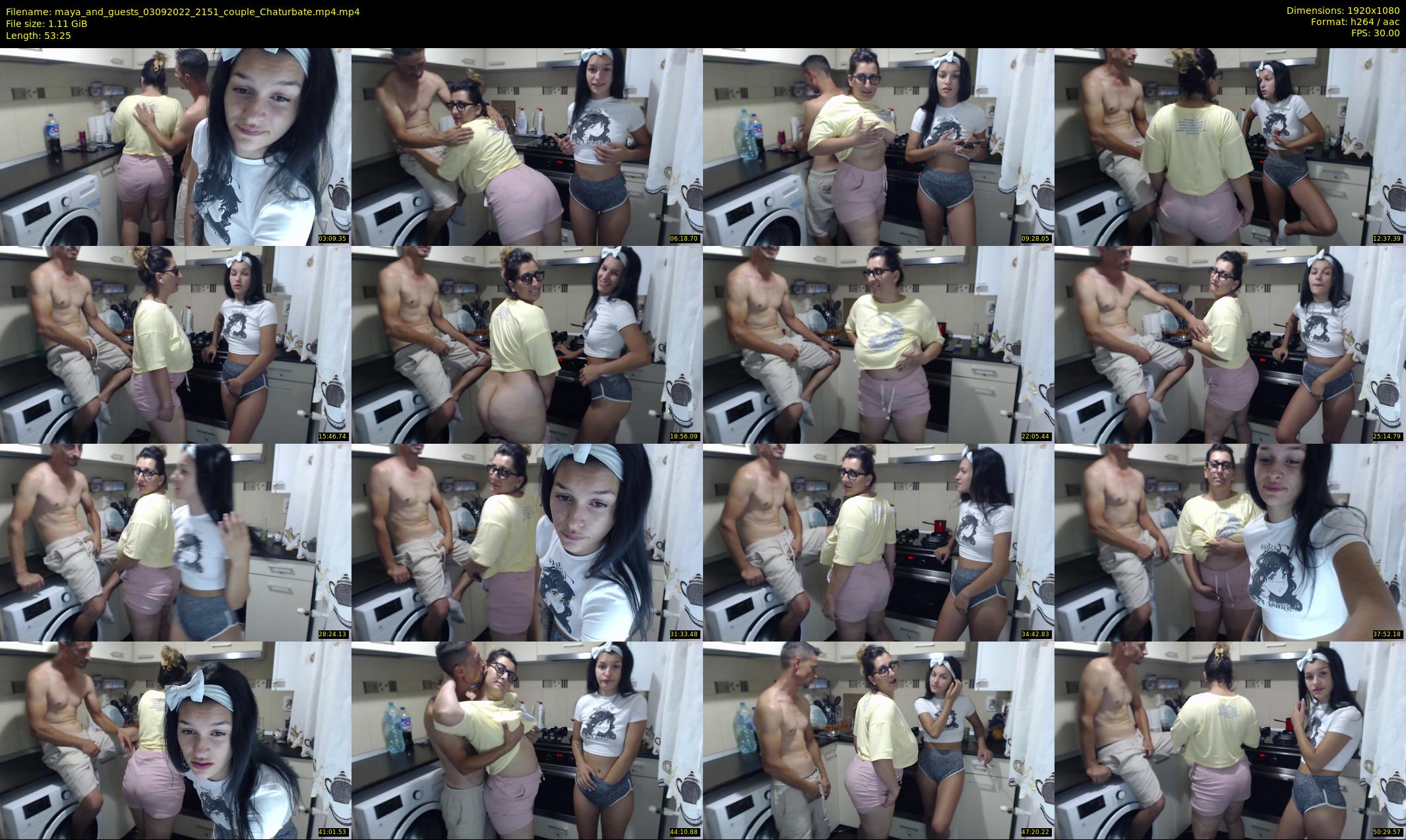maya_and_guests — 54 minute Chaturbate couple cam show recording, 1080p, Sep 3, 2022