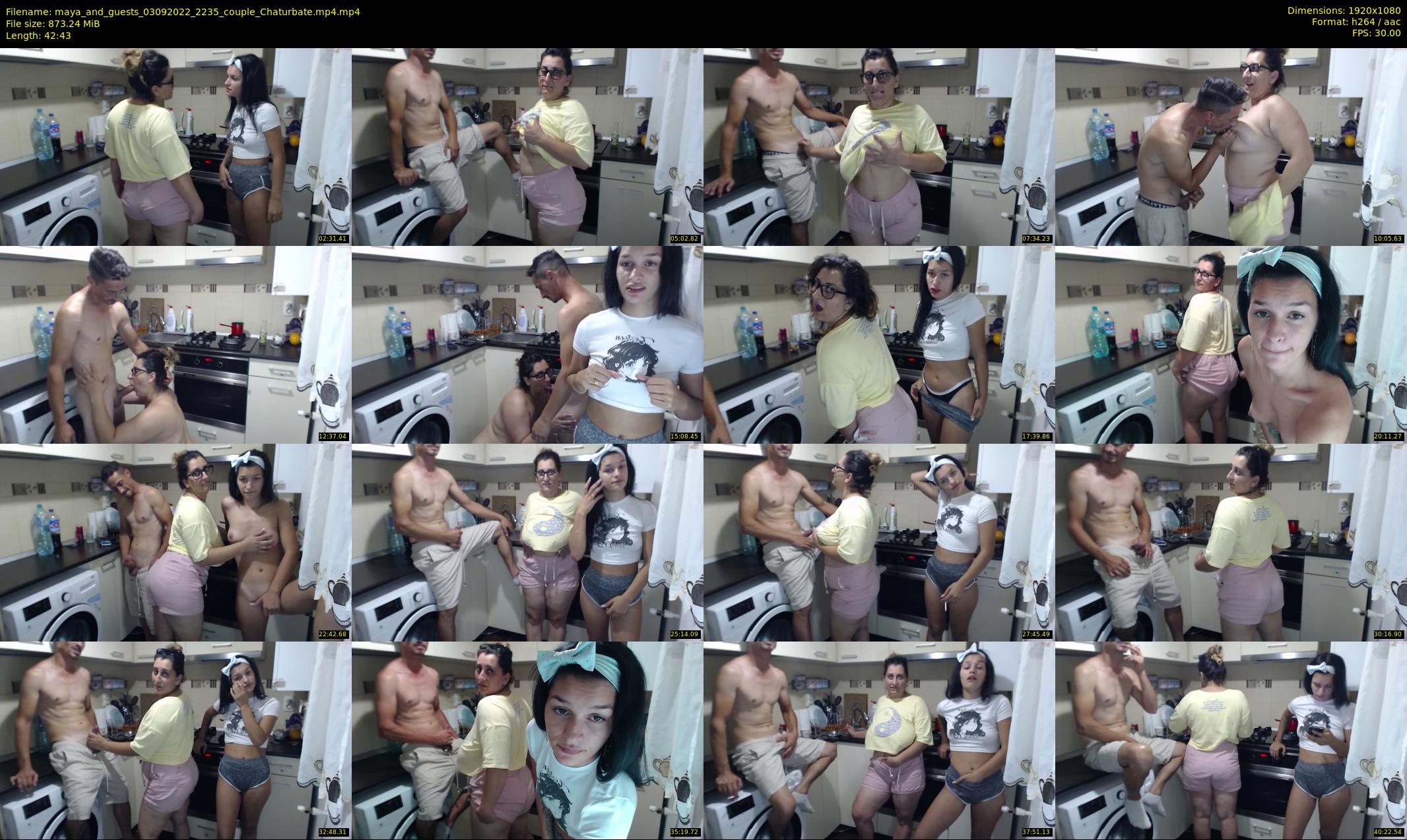 maya_and_guests — 43 minute Chaturbate couple cam show recording, 1080p, Sep 3, 2022