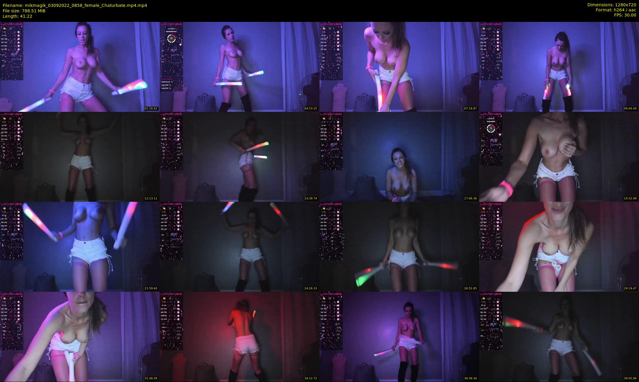 mikmagik — 42 minute Chaturbate female cam show recording, 720p, Sep 3, 2022