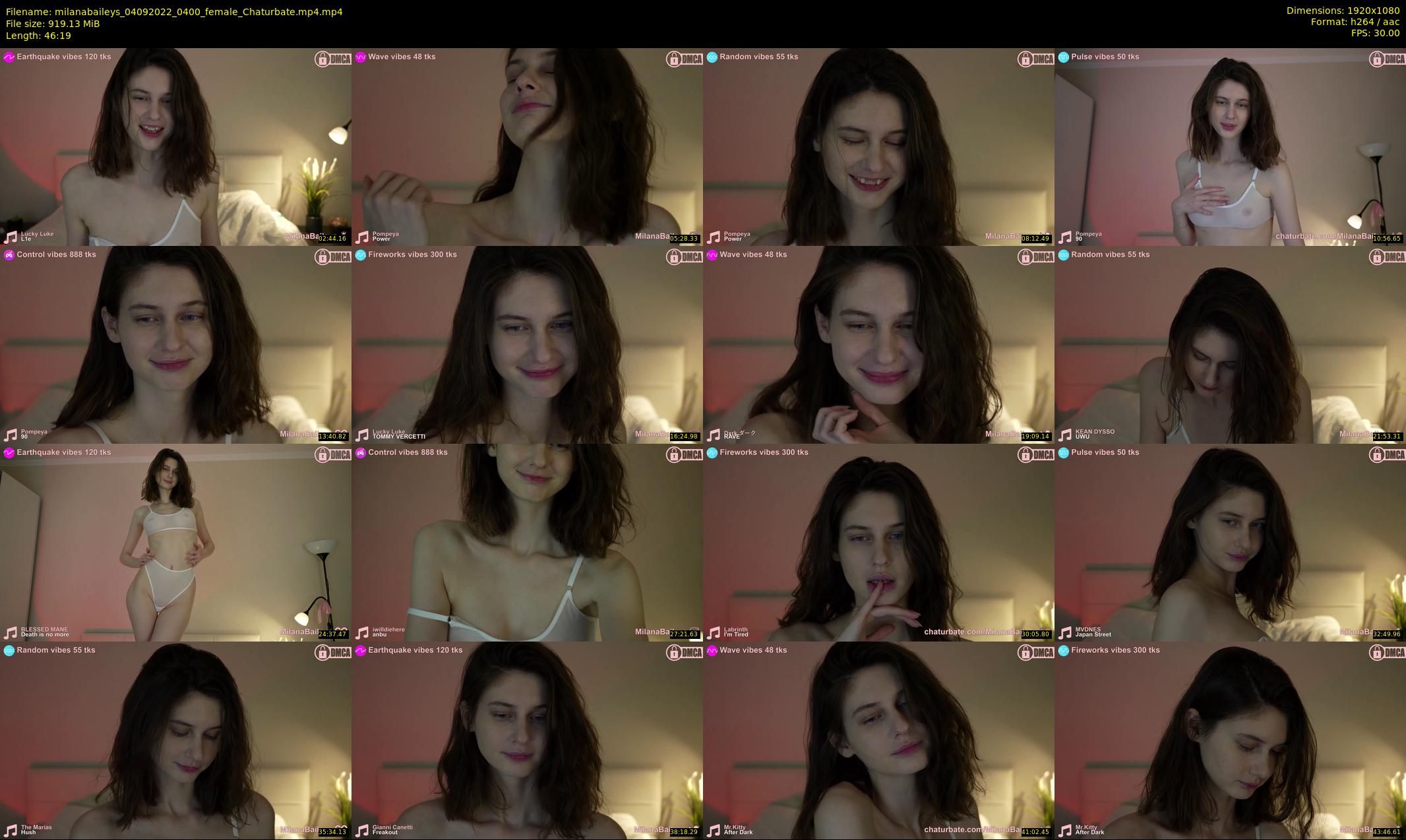 milanabaileys — 47 minute Chaturbate female cam show recording, 1080p, Sep 4, 2022