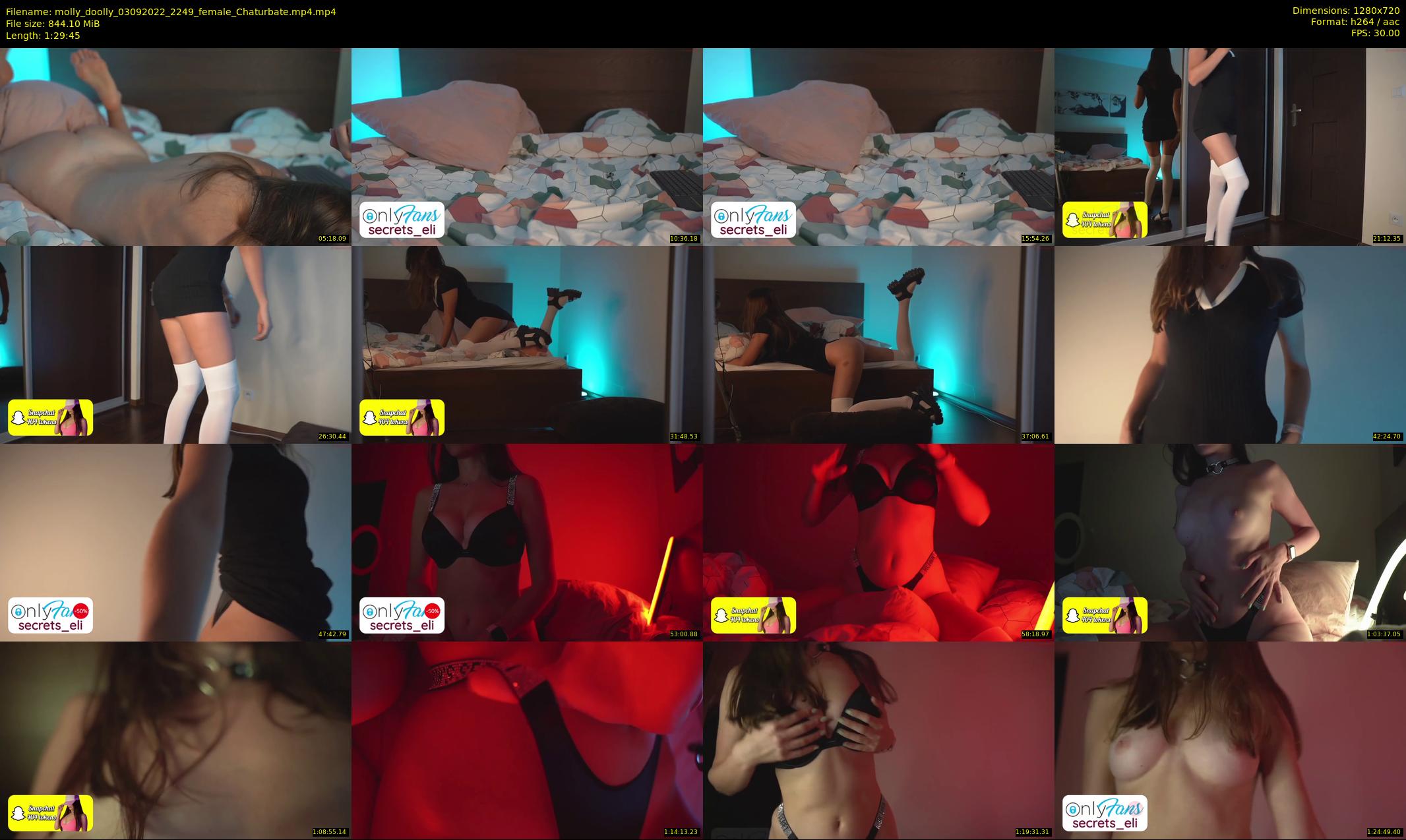 molly_doolly — 90 minute Chaturbate female cam show recording, 720p, Sep 3, 2022