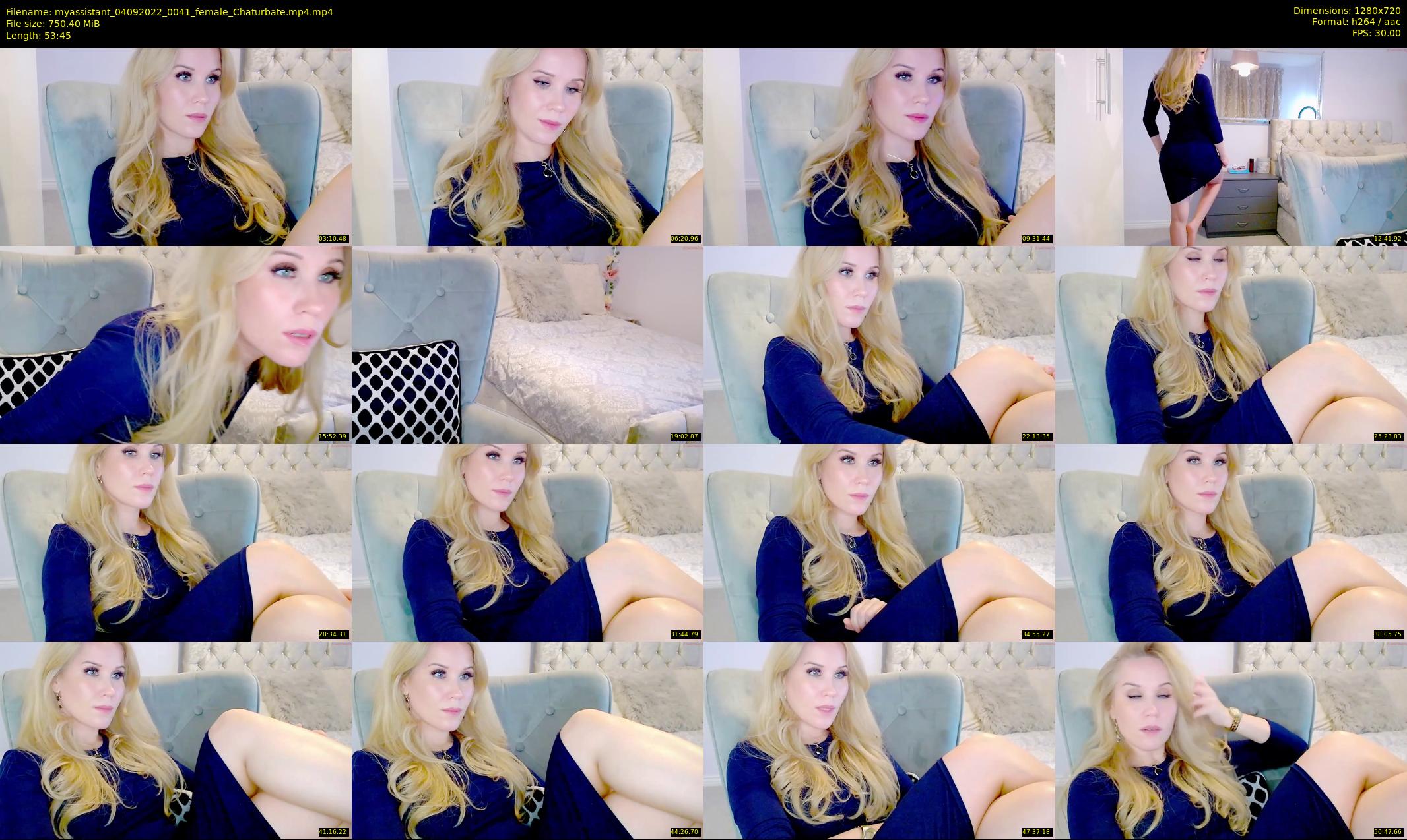 myassistant — 54 minute Chaturbate female cam show recording, 720p, Sep 4, 2022