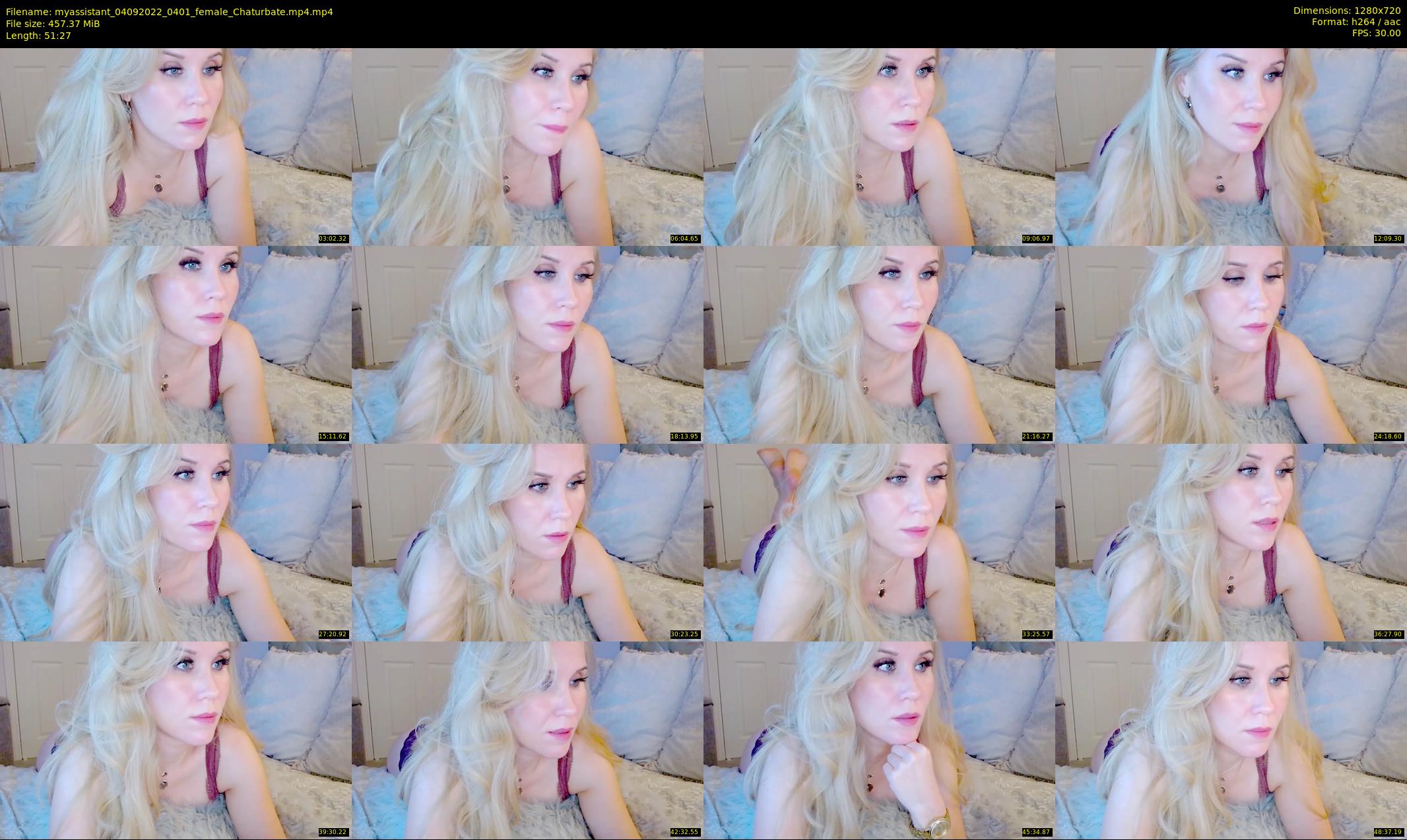 myassistant — 52 minute Chaturbate female cam show recording, 720p, Sep 4, 2022