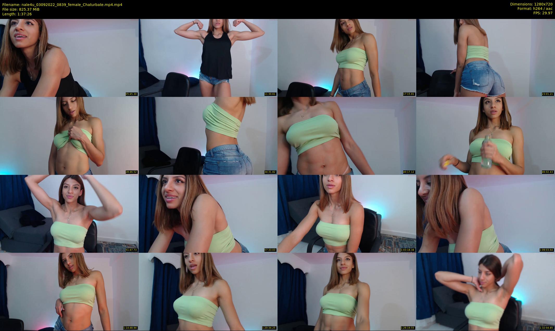 nale4u — 98 minute Chaturbate female cam show recording, 720p, Sep 3, 2022