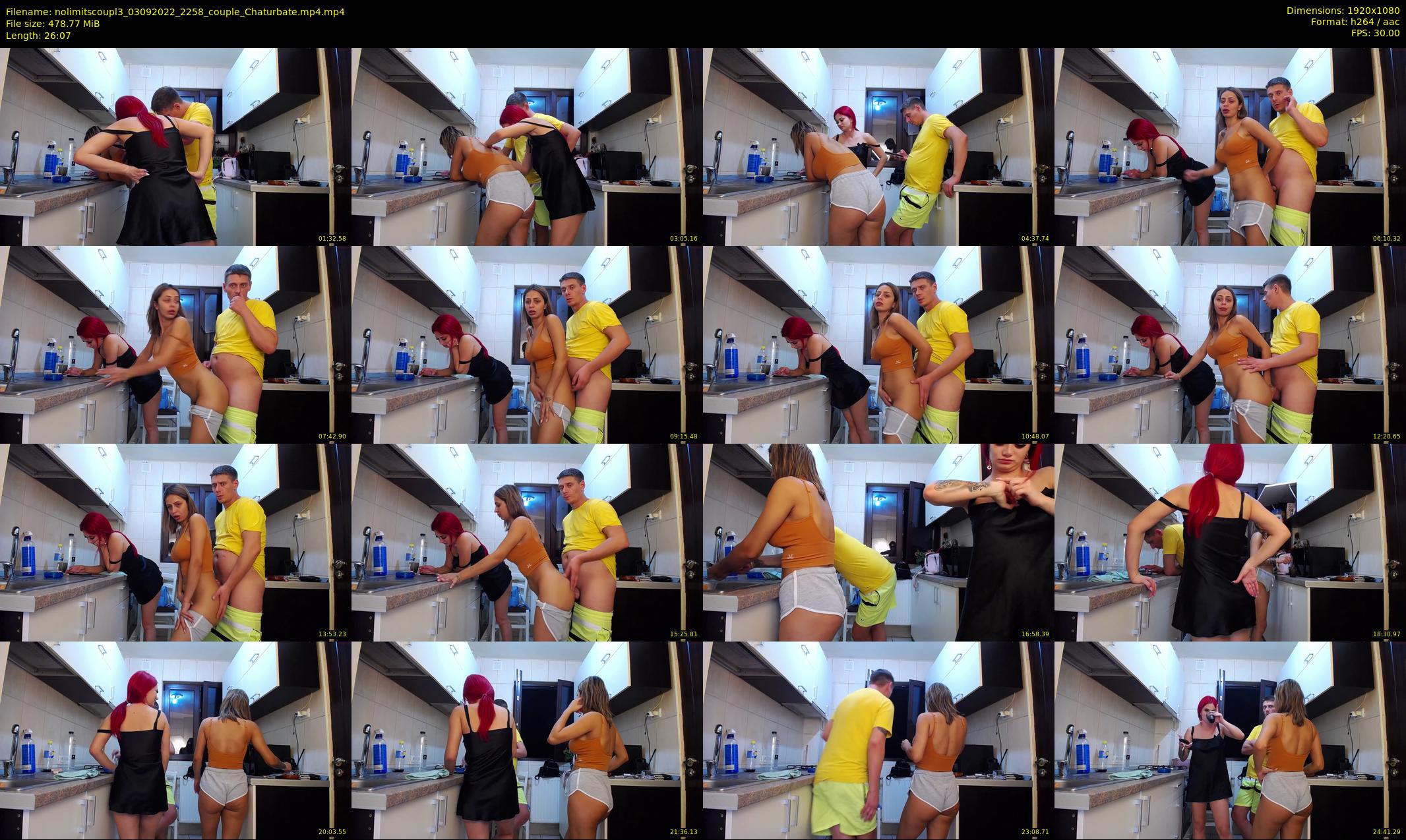nolimitscoupl3 — 27 minute Chaturbate couple cam show recording, 1080p, Sep 3, 2022