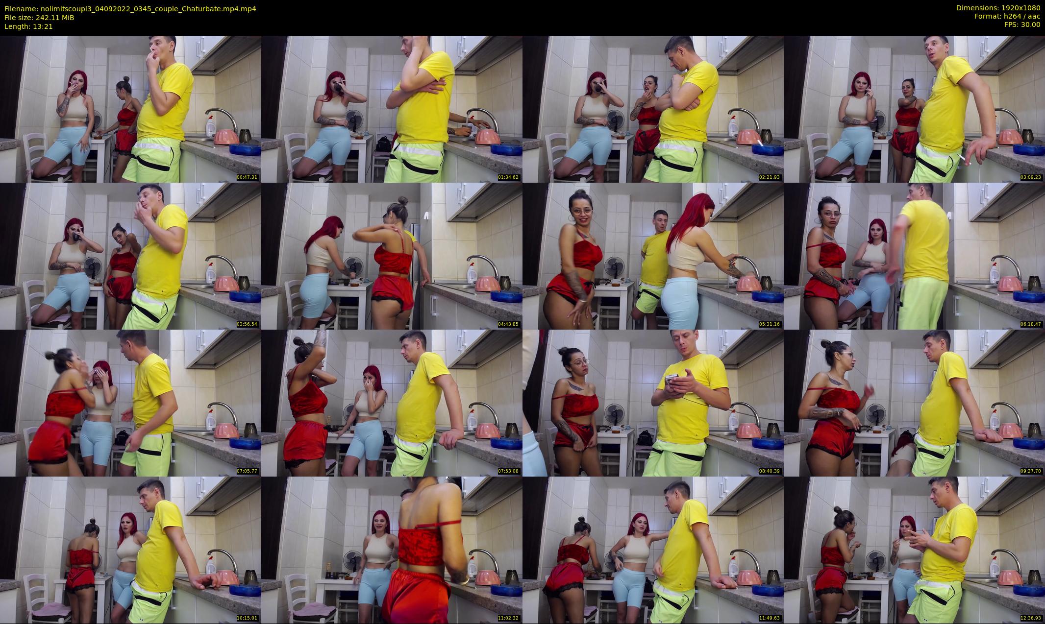 nolimitscoupl3 — 14 minute Chaturbate couple cam show recording, 1080p, Sep 4, 2022