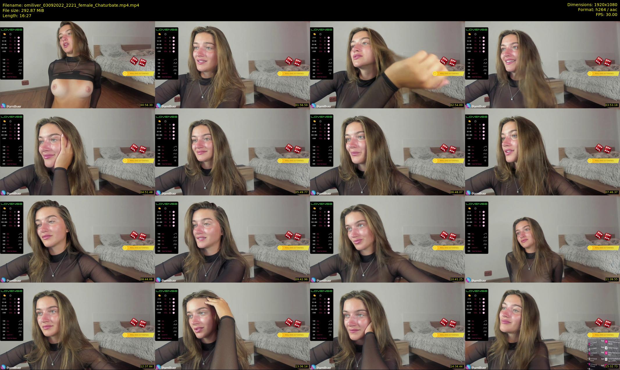 omiliver — 17 minute Chaturbate female cam show recording, 1080p, Sep 3, 2022
