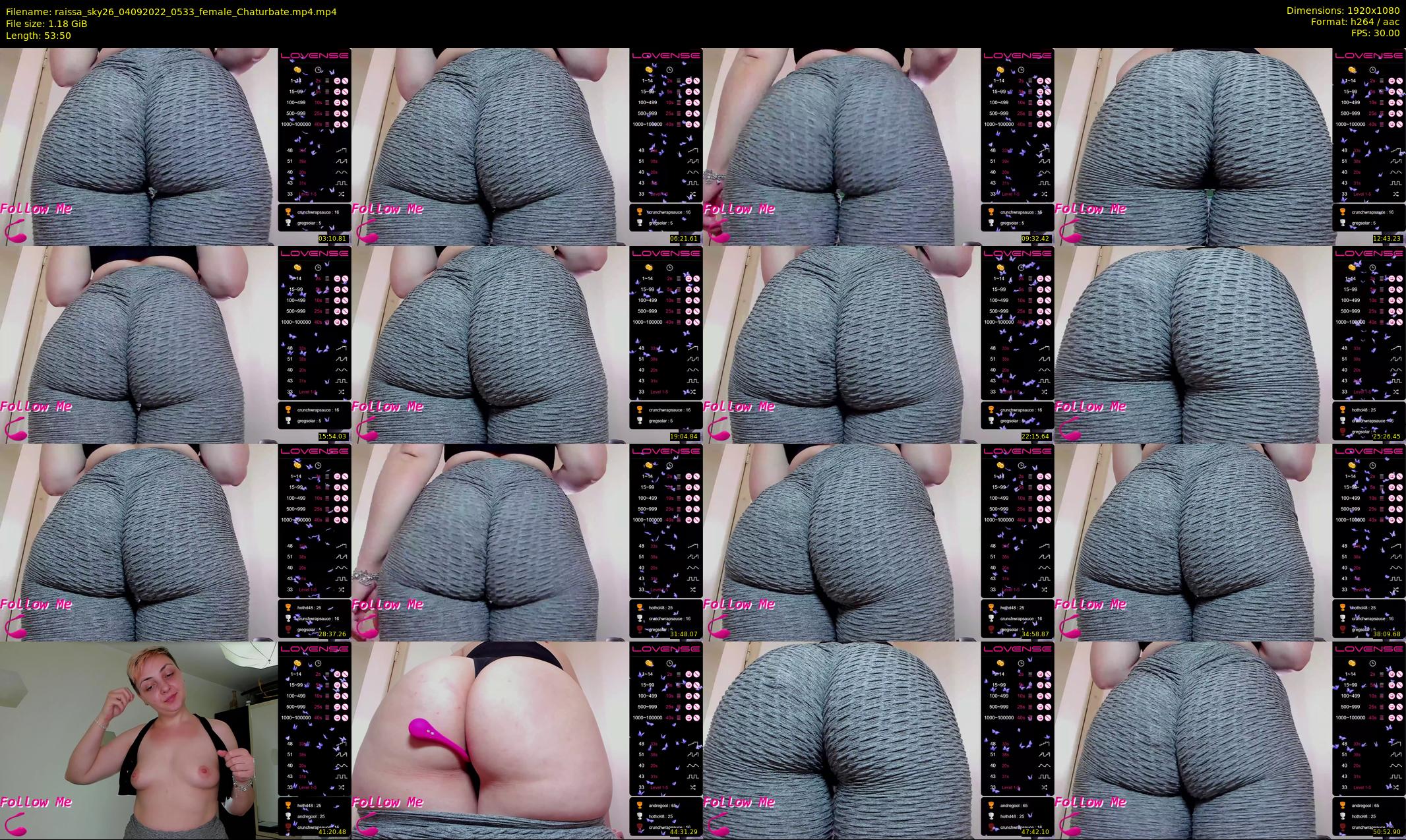 raissa_sky26 — 54 minute Chaturbate female cam show recording, 1080p, Sep 4, 2022