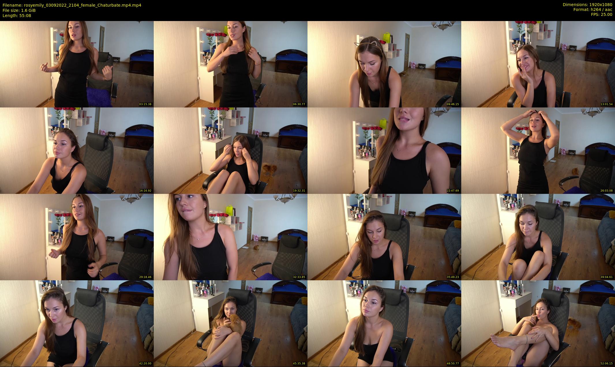 rosyemily — 56 minute Chaturbate female cam show recording, 1080p, Sep 3, 2022