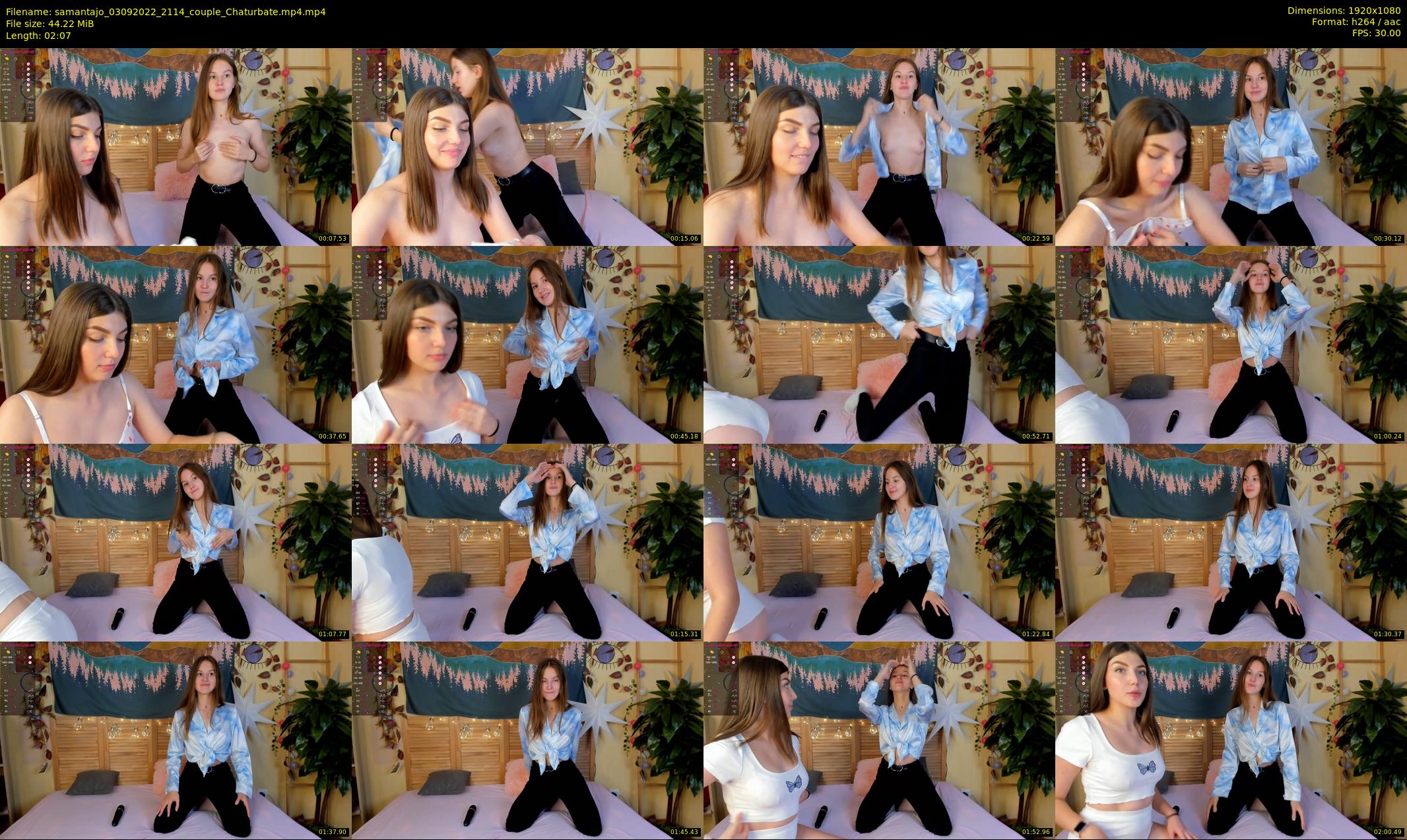 samantajo — 3 minute Chaturbate female cam show recording, 1080p, Sep 3, 2022