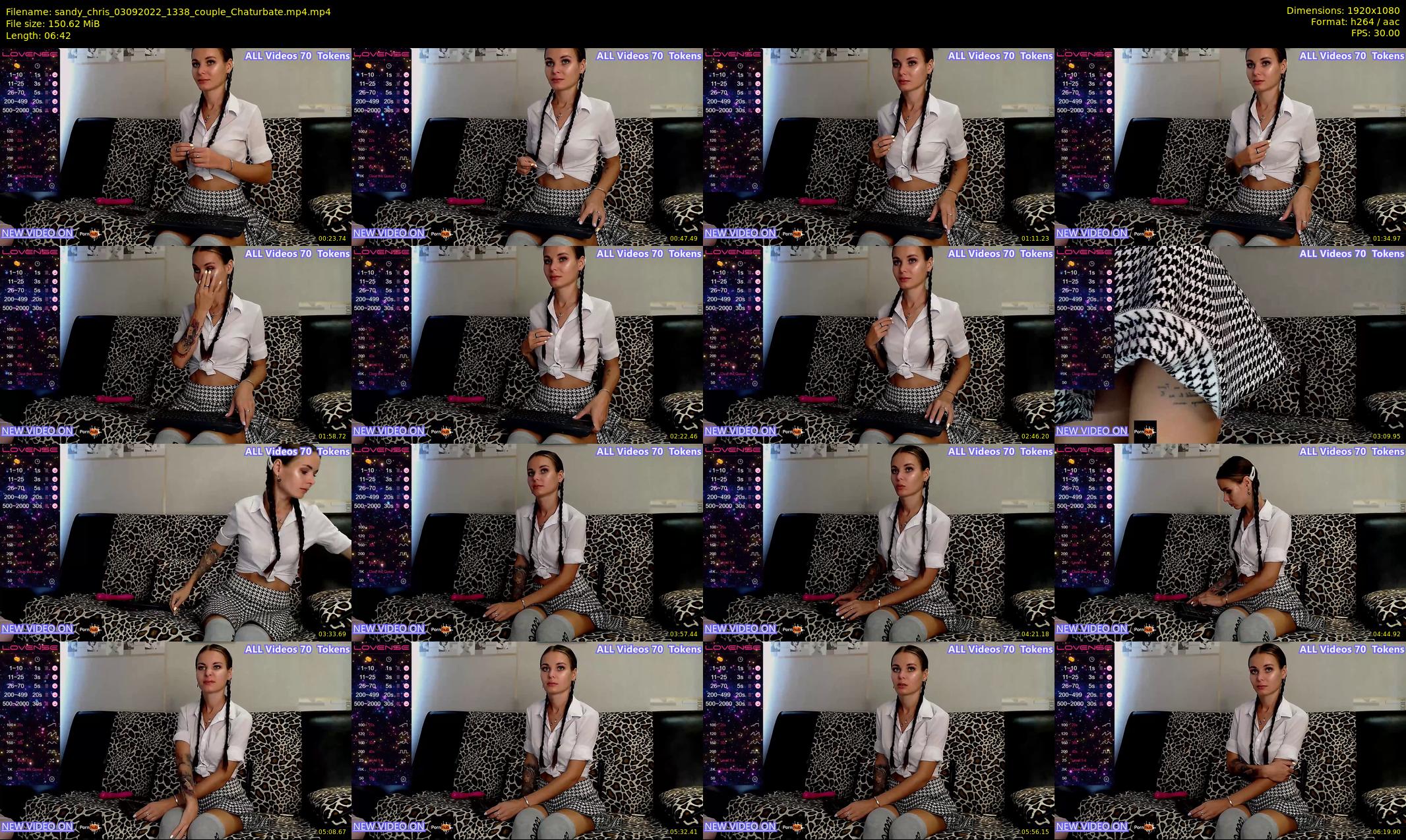 sandy_chris — 7 minute Chaturbate couple cam show recording, 1080p, Sep 3, 2022