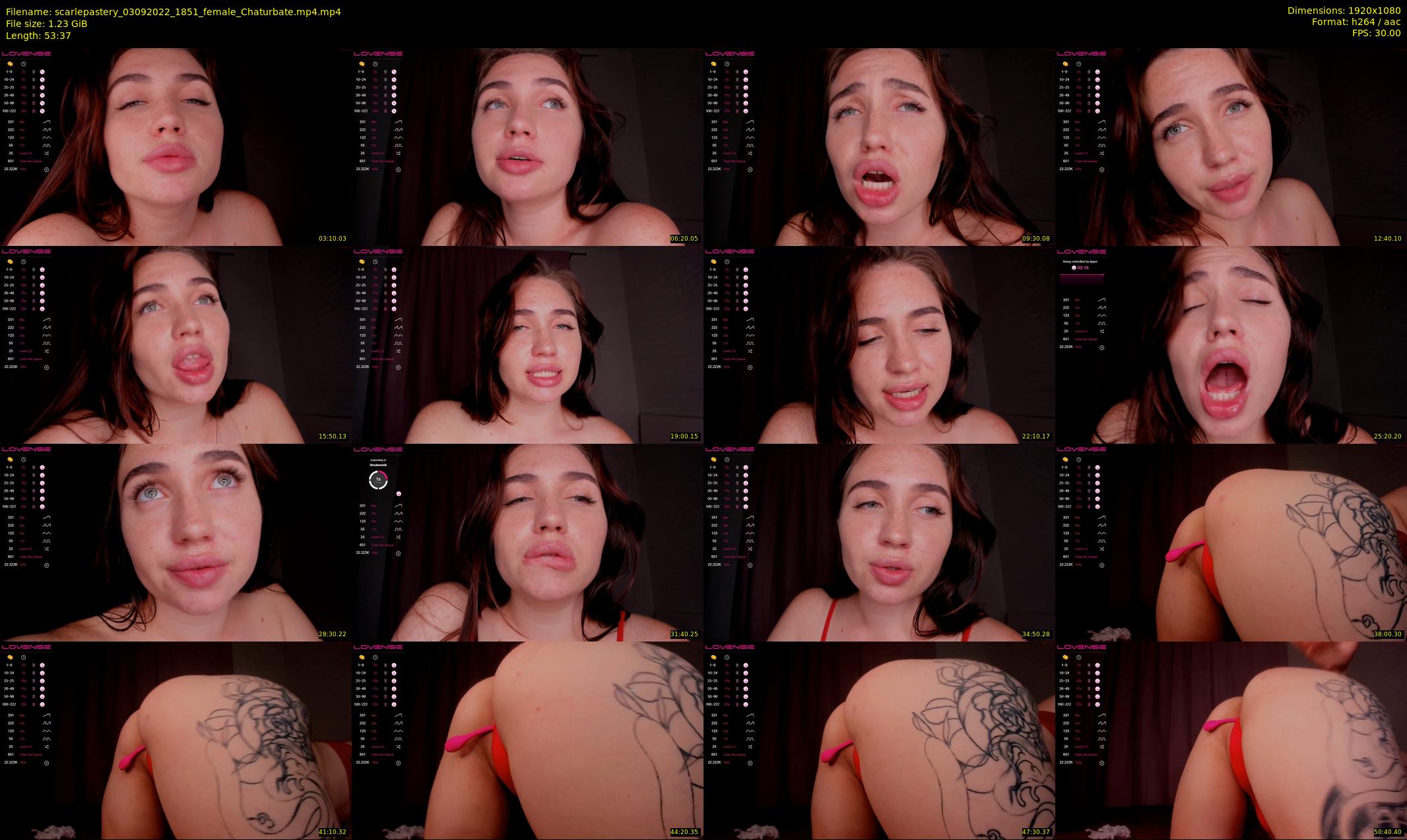 scarlepastery — 54 minute Chaturbate couple cam show recording, 1080p, Sep 3, 2022