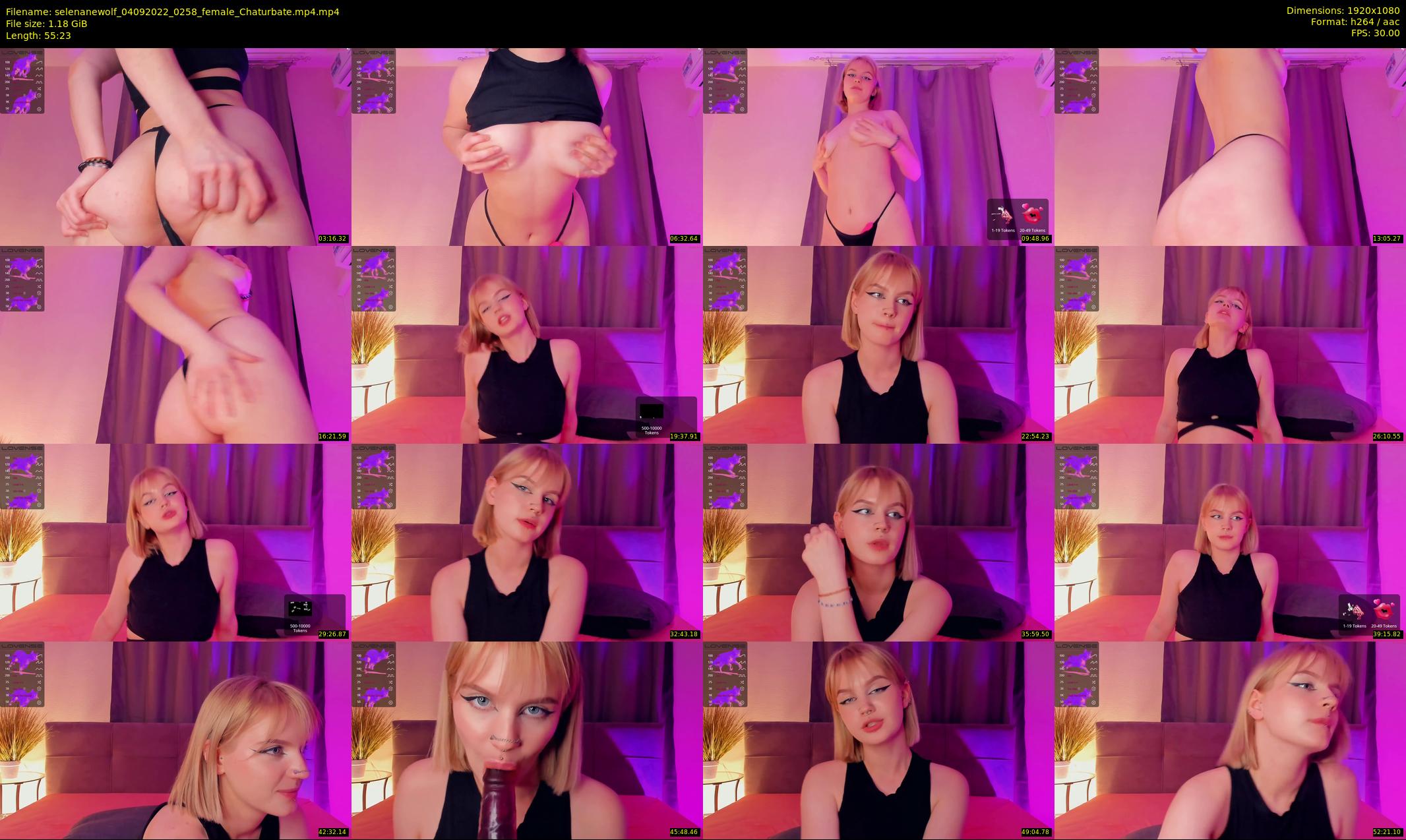 selenanewolf — 56 minute Chaturbate couple cam show recording, 1080p, Sep 4, 2022