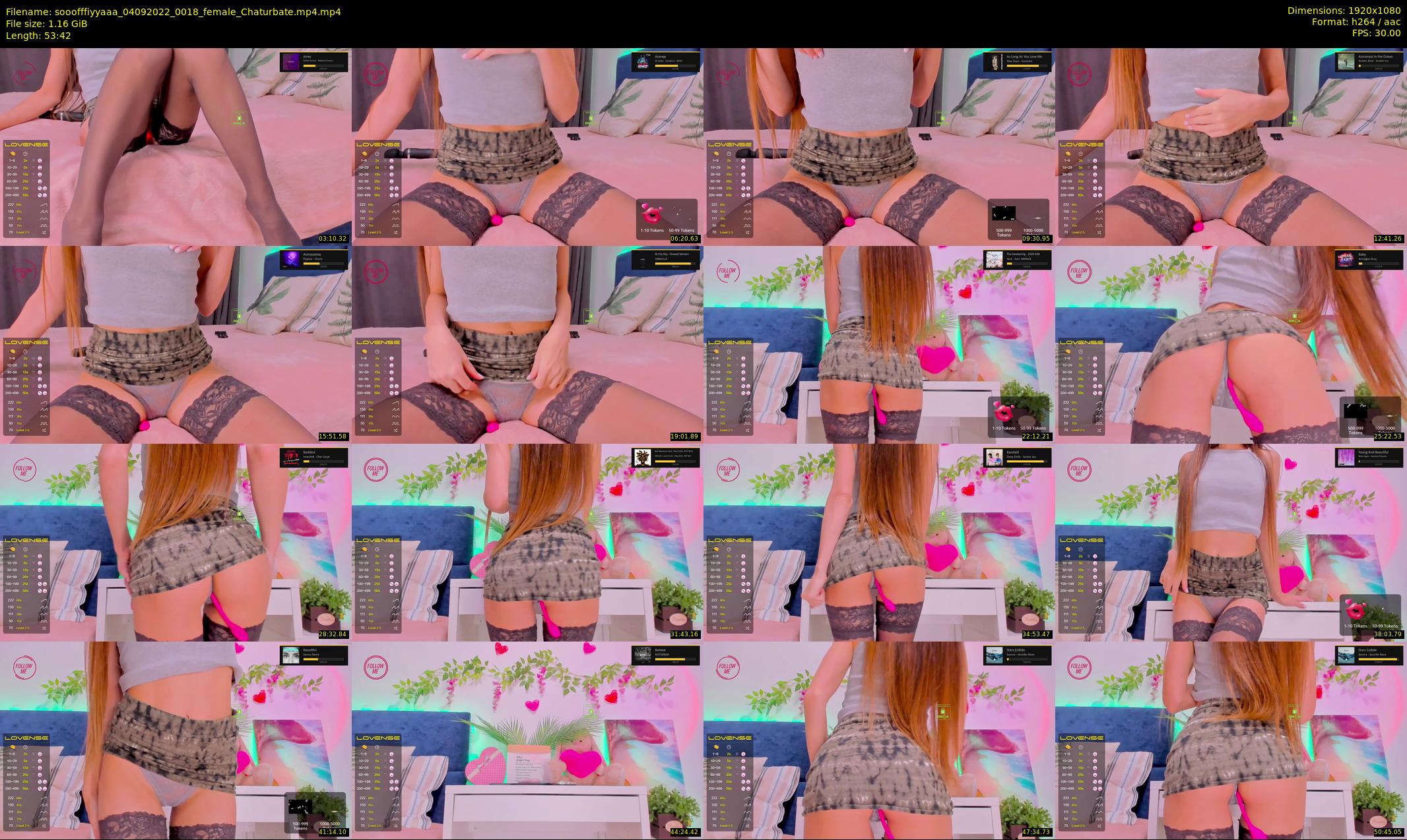 sooofffiyyaaa — 54 minute Chaturbate female cam show recording, 1080p, Sep 4, 2022