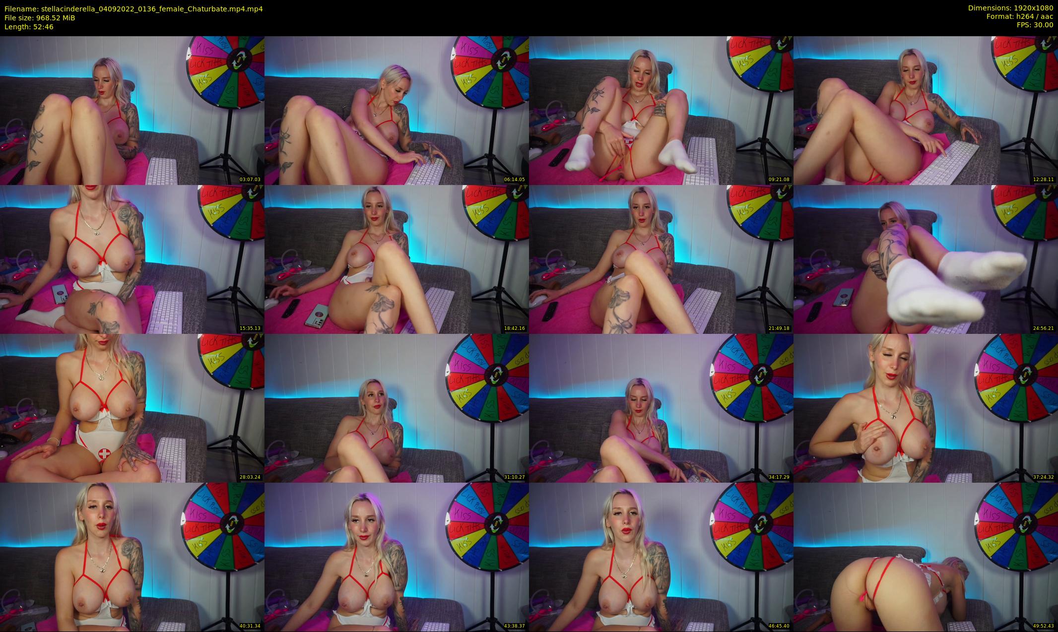 stellacinderella — 53 minute Chaturbate female cam show recording, 1080p, Sep 4, 2022