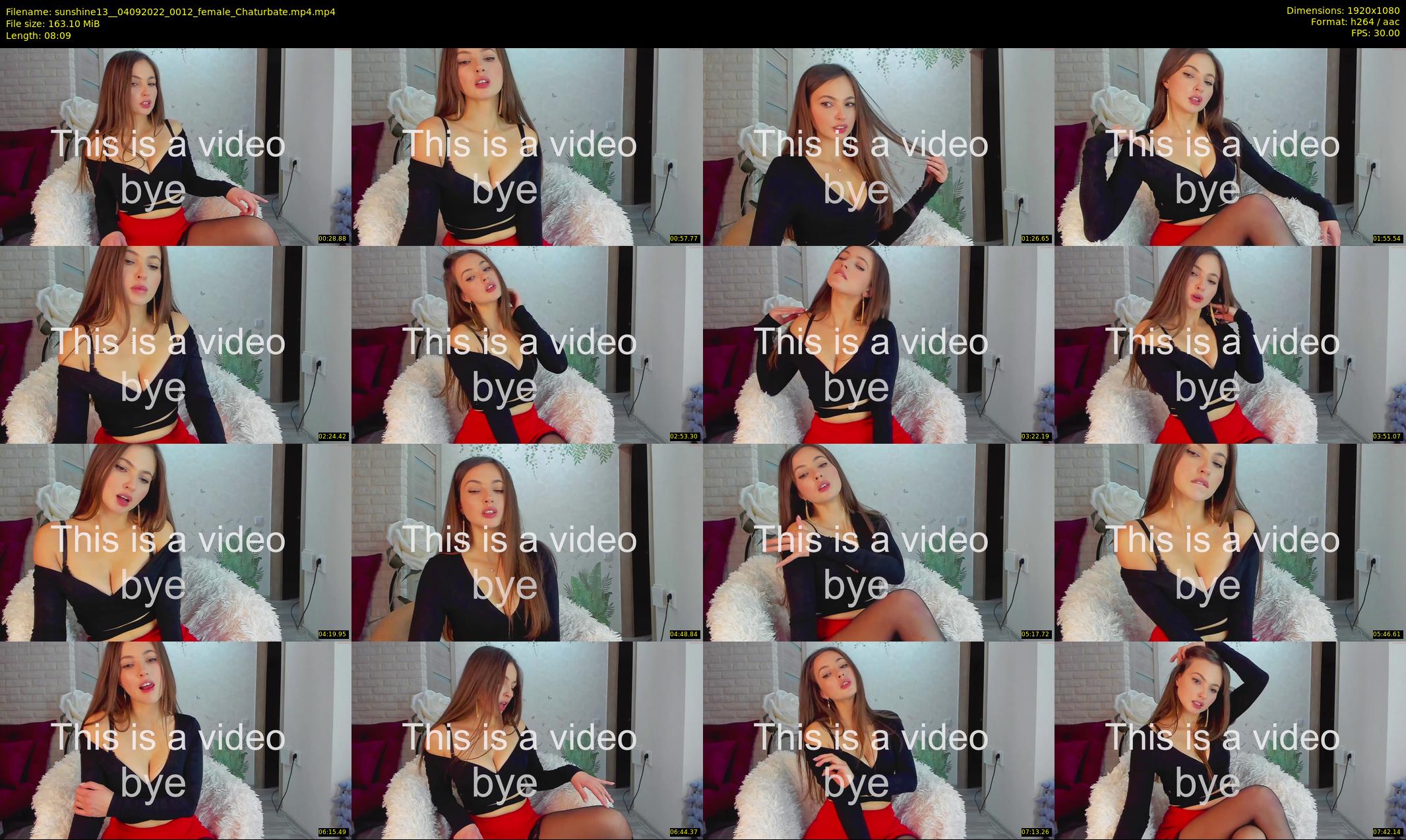 sunshine13_ — 9 minute Chaturbate female cam show recording, 1080p, Sep 4, 2022