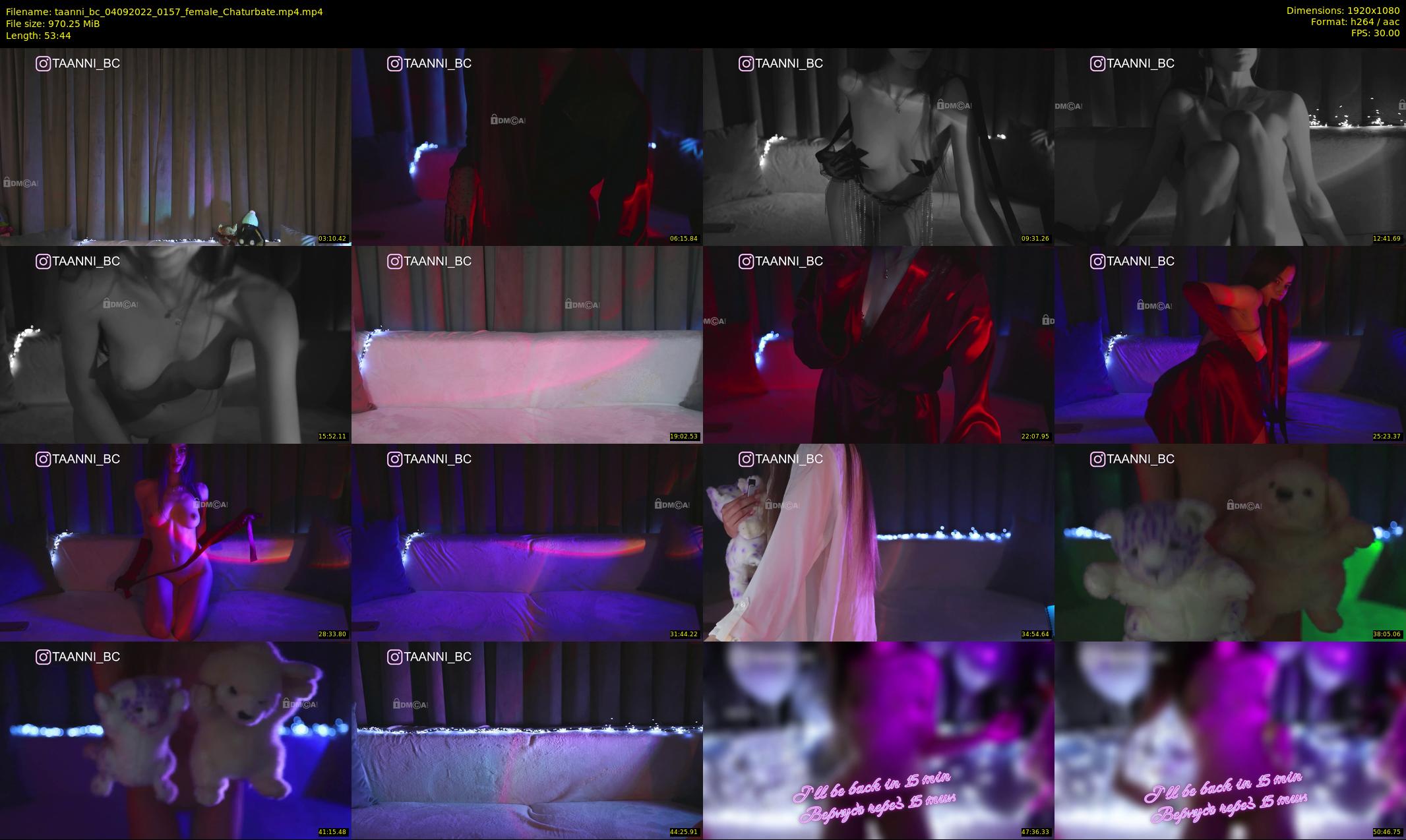 taanni_bc — 54 minute Chaturbate female cam show recording, 1080p, Sep 4, 2022