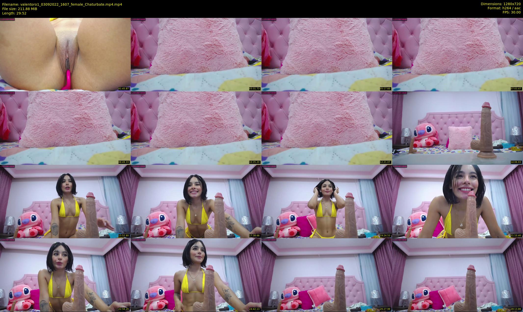 valentoro1 — 30 minute Chaturbate female cam show recording, 720p, Sep 3, 2022