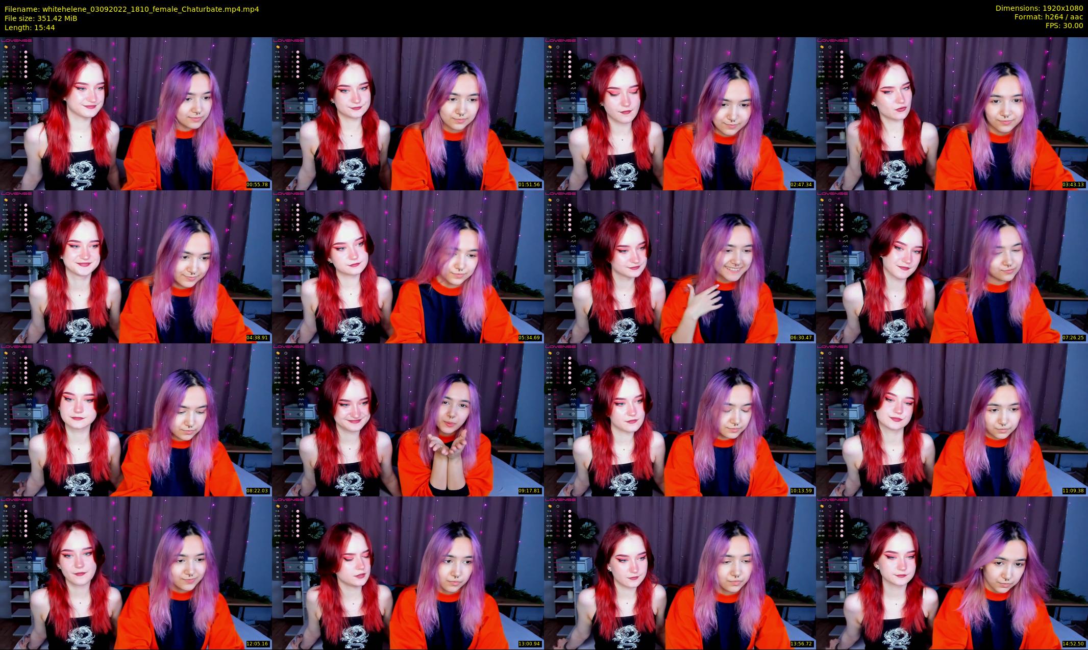 whitehelene — 16 minute Chaturbate female cam show recording, 1080p, Sep 3, 2022