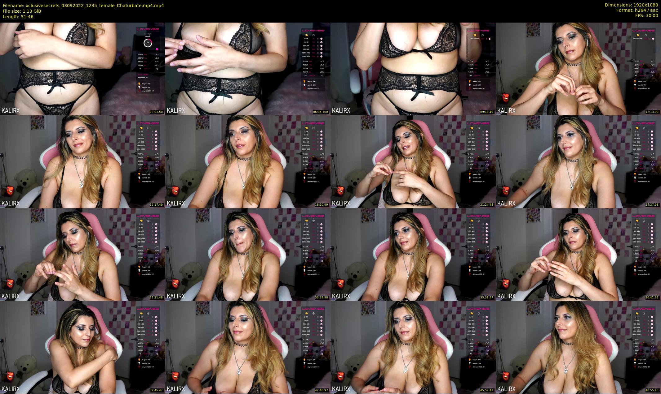xclusivesecrets — 52 minute Chaturbate female cam show recording, 1080p, Sep 3, 2022